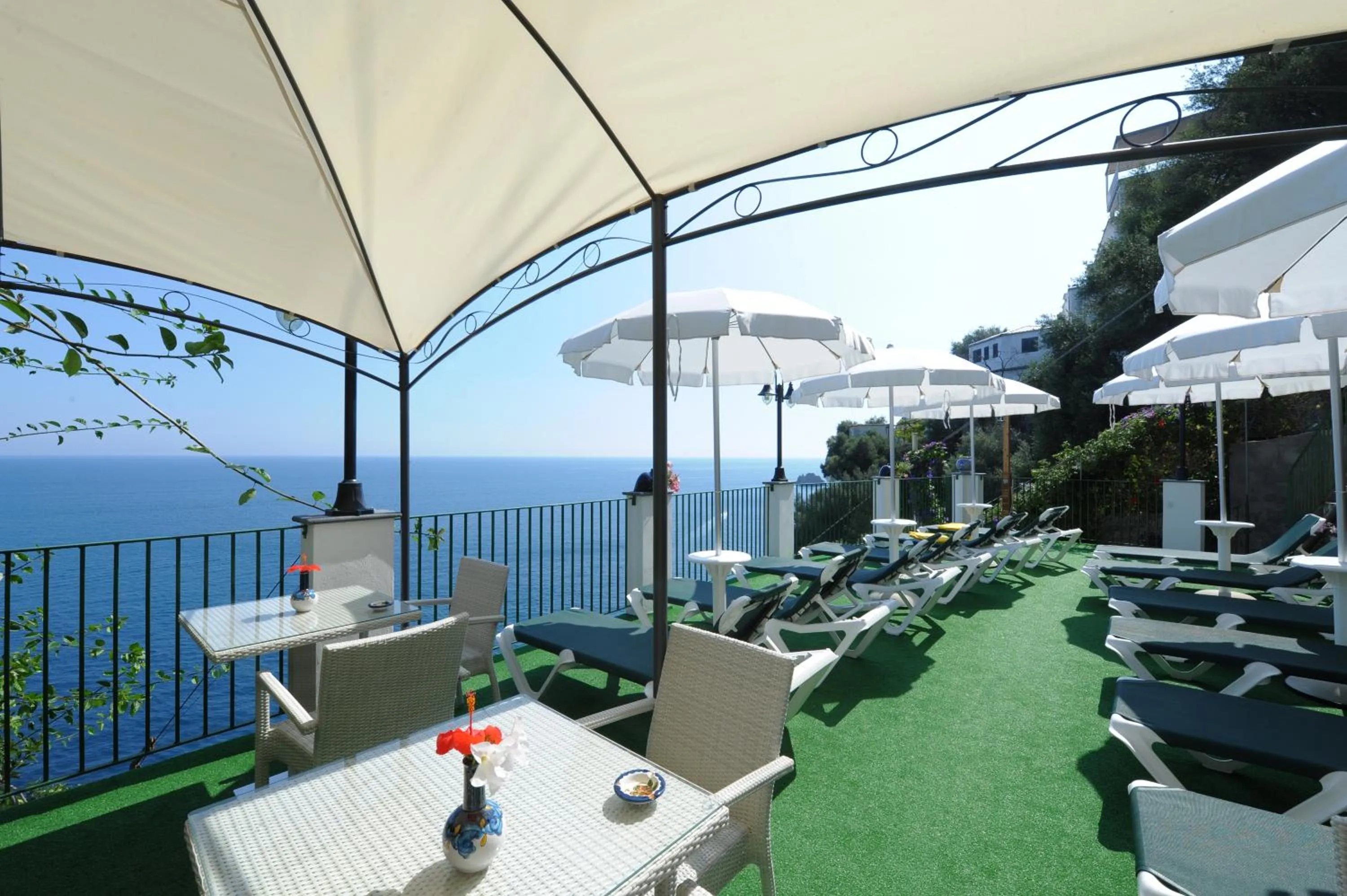 Solarium in Hotel Villa Maria Pia