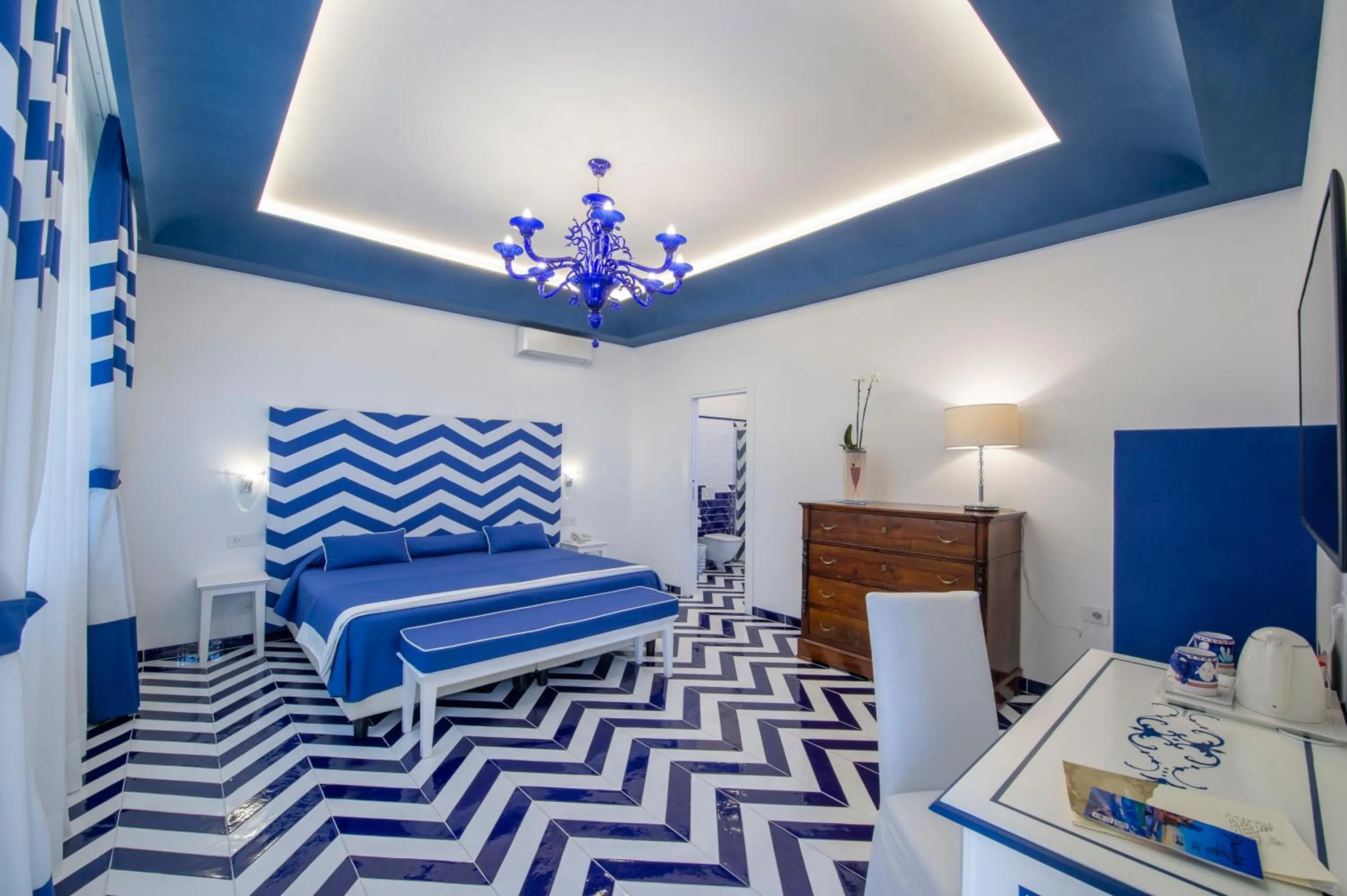 Bedroom, Bed in Hotel Villa Maria Pia