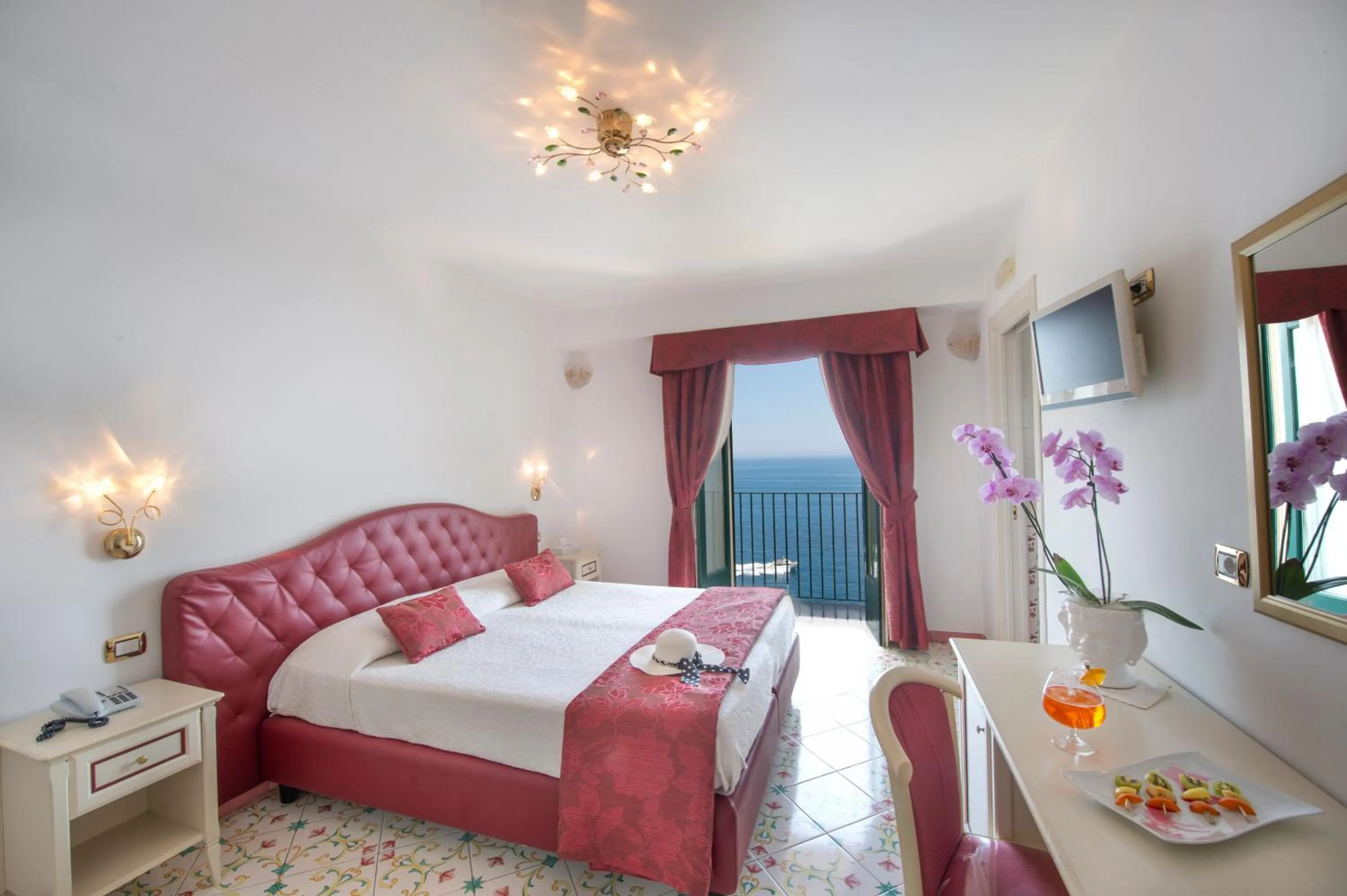 Bed in Hotel Villa Maria Pia