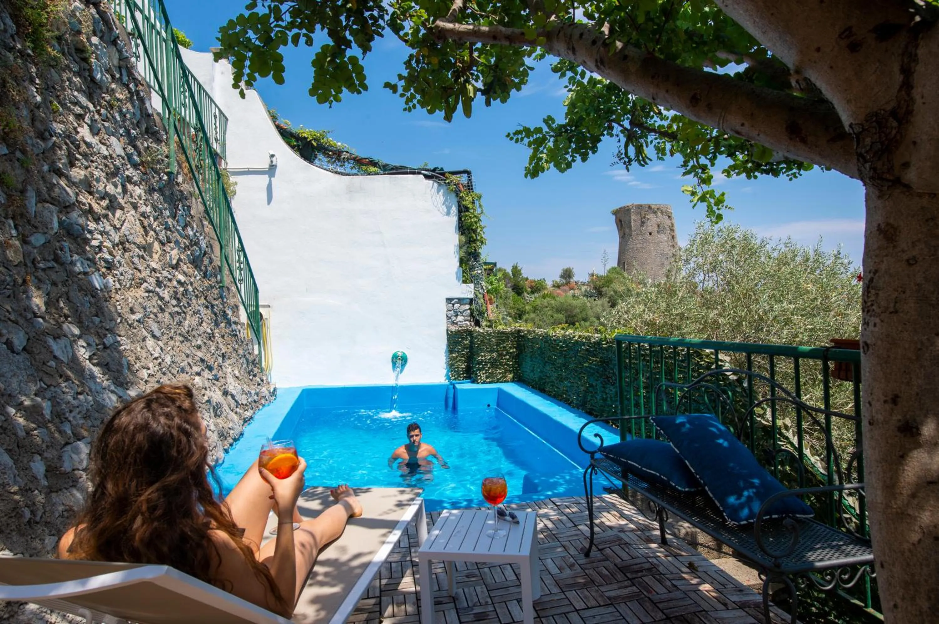 Swimming pool in Hotel Villa Maria Pia