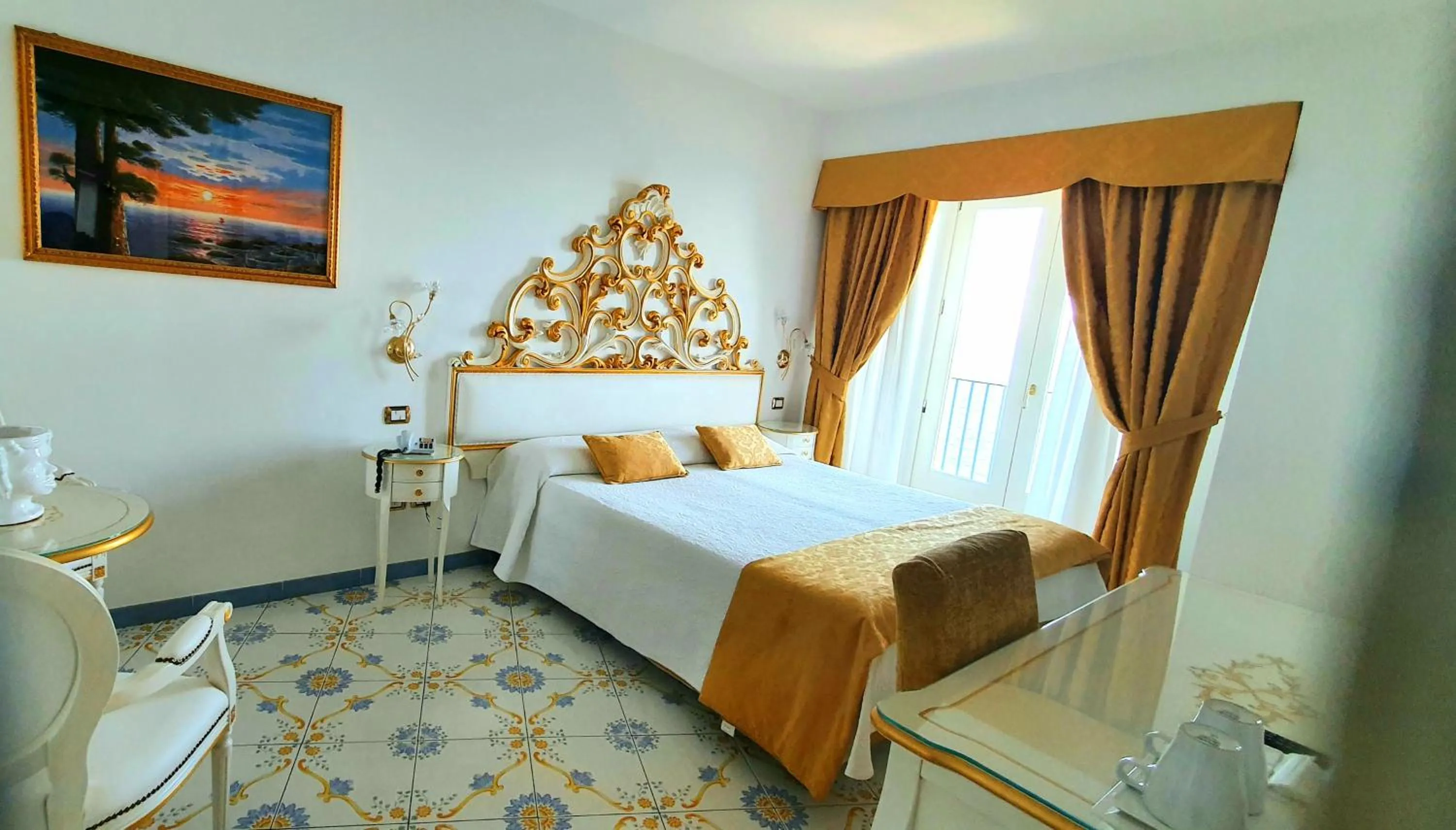 Bedroom, Bed in Hotel Villa Maria Pia