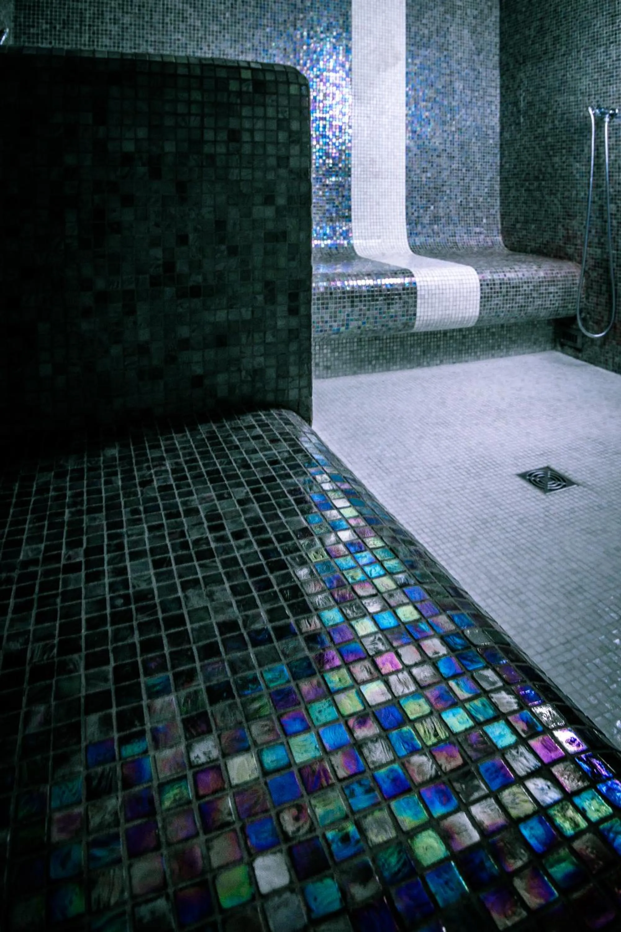 Steam room in Hotel La Chance