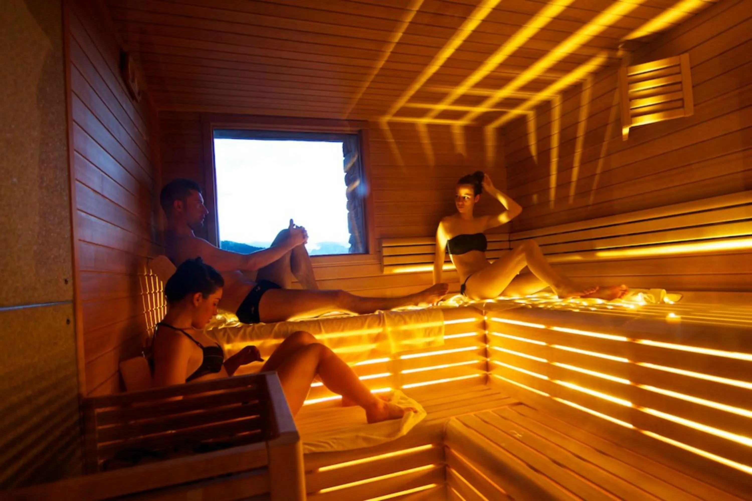 Sauna in Hotel La Chance