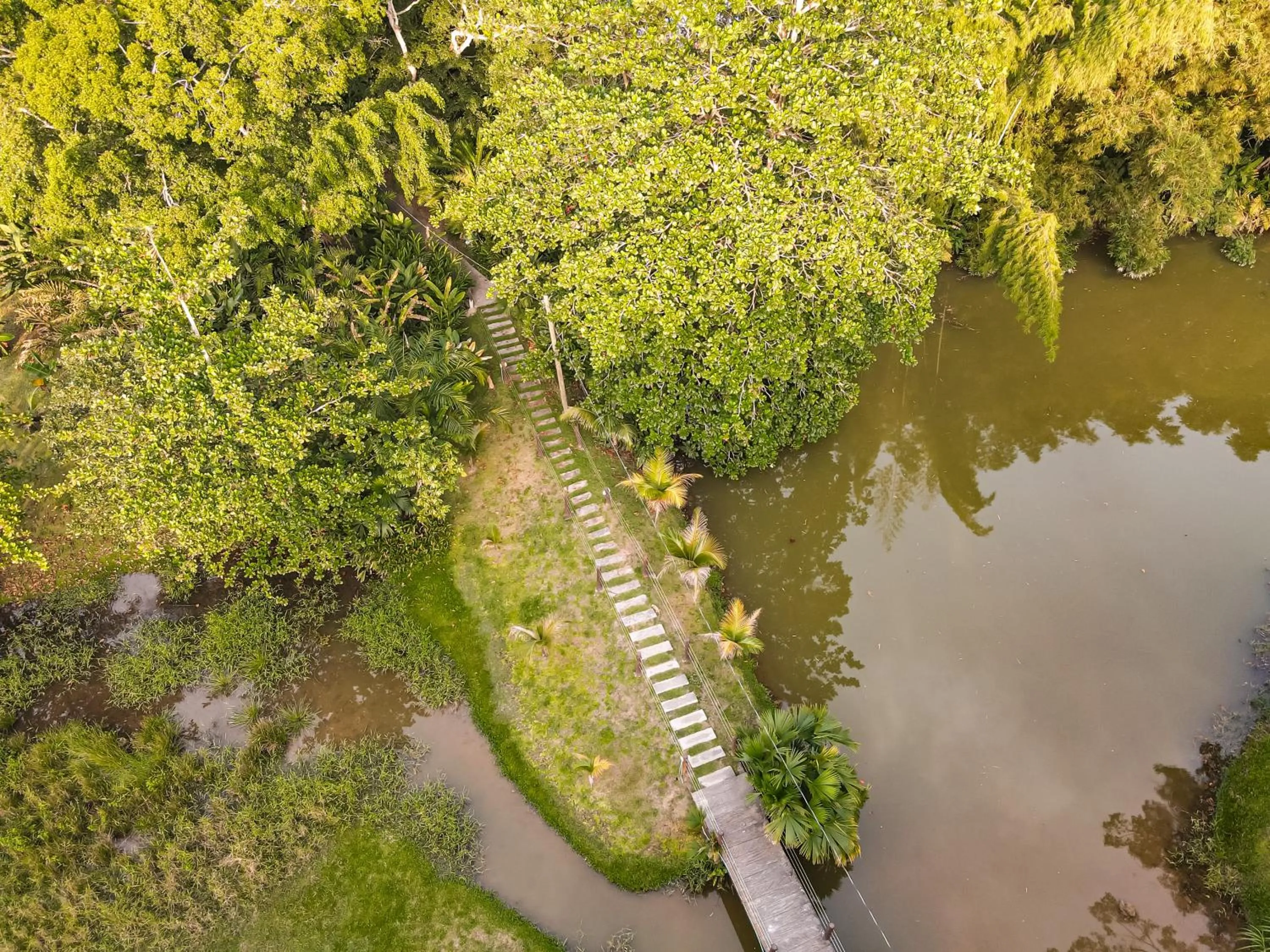 Lake view in Los Colores Ecoparque