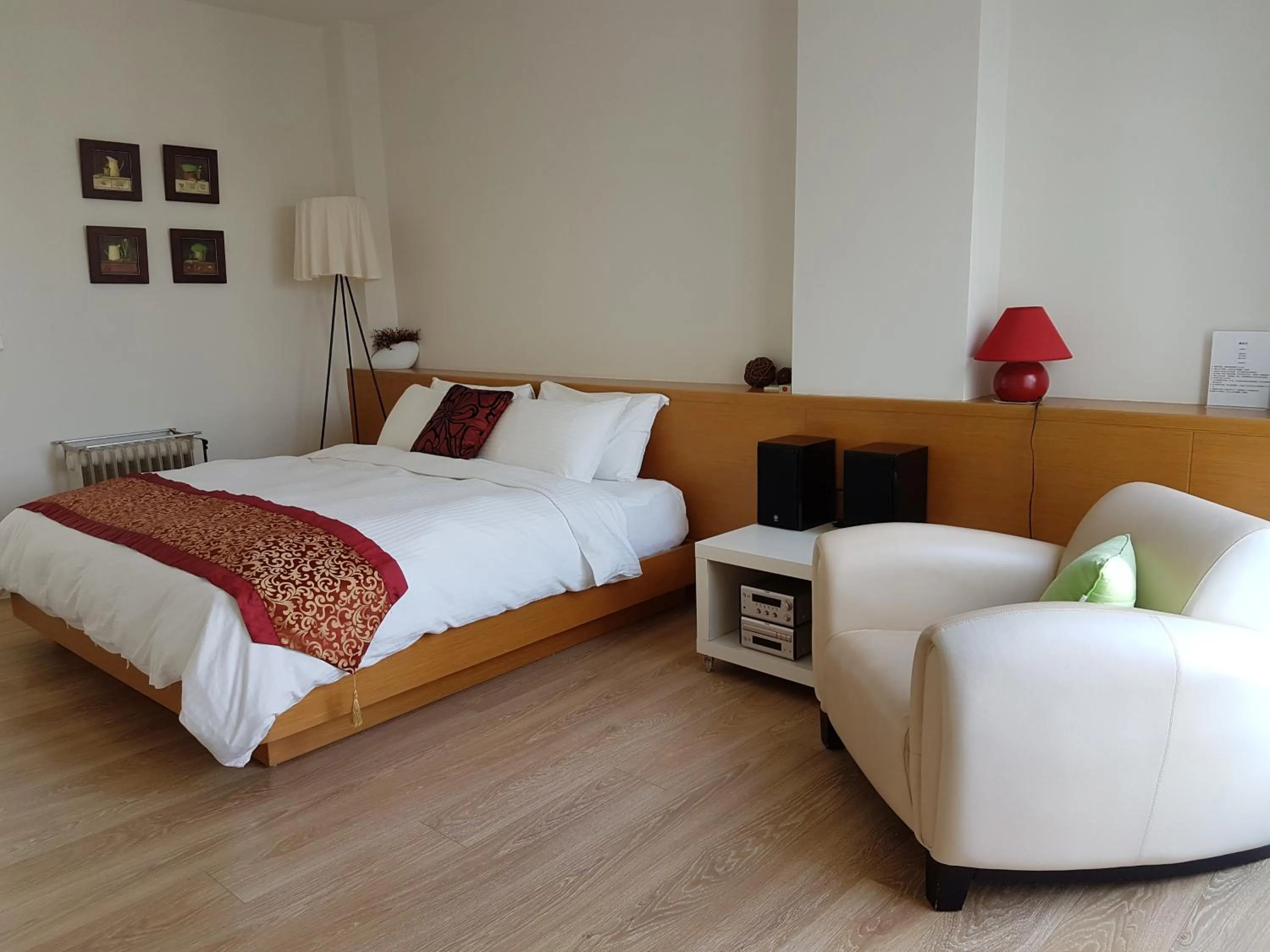 Balcony/Terrace, Bed in Tainan Anping - Shuiau 180