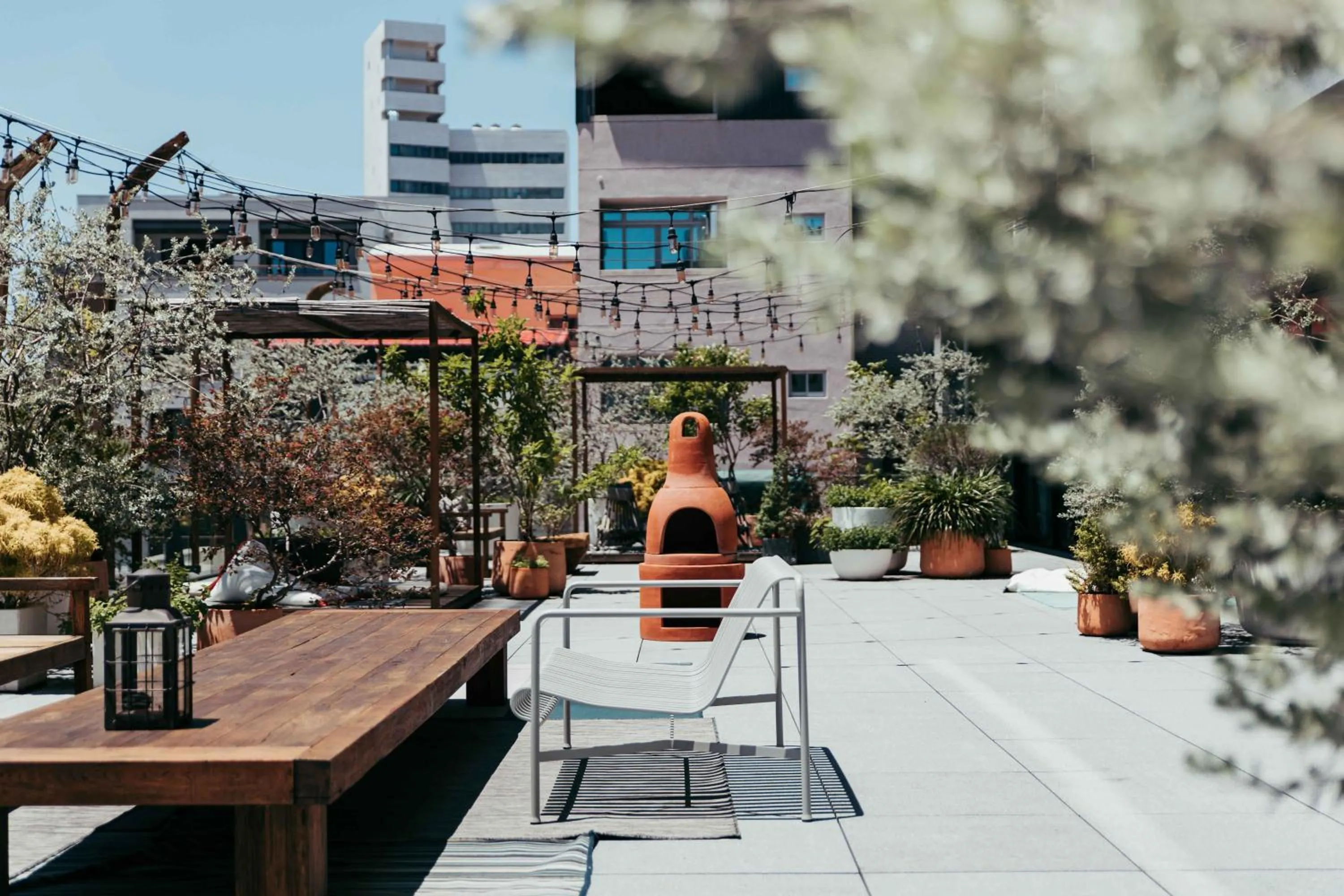 Garden view in U.I.J Hotel & Hostel