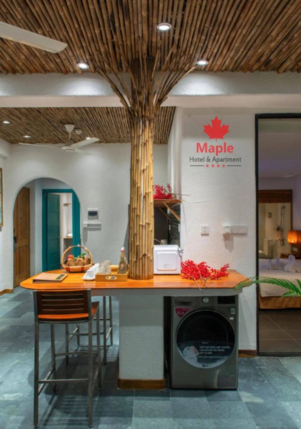 Living room in Maple Hotel & Apartment