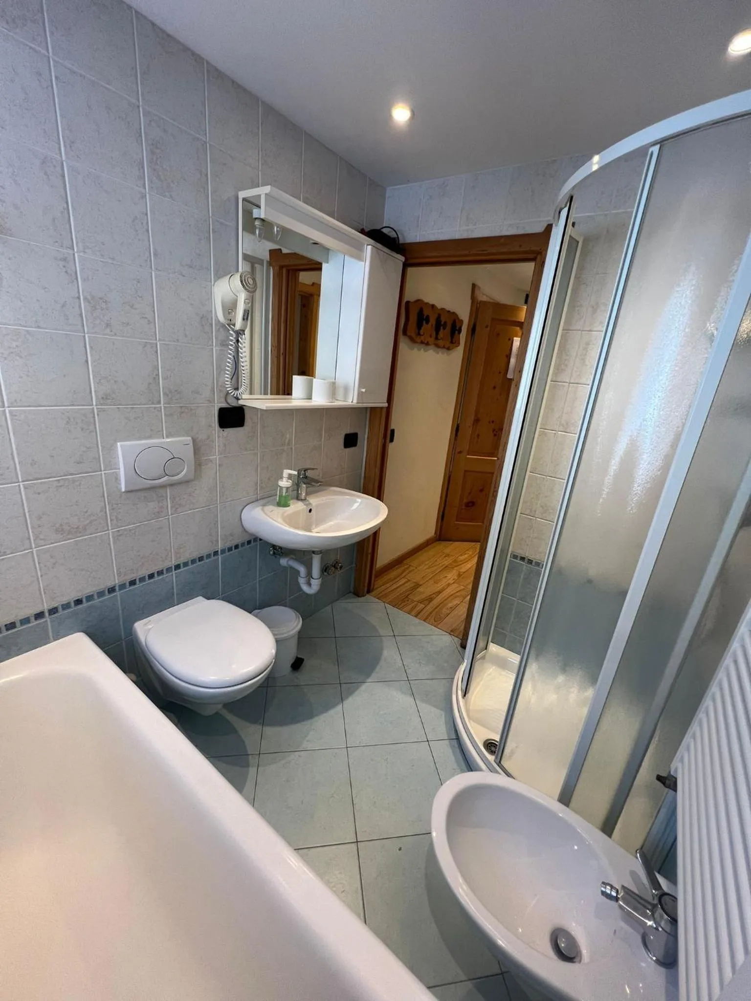 Shower in Chalet Del Sole per gruppi