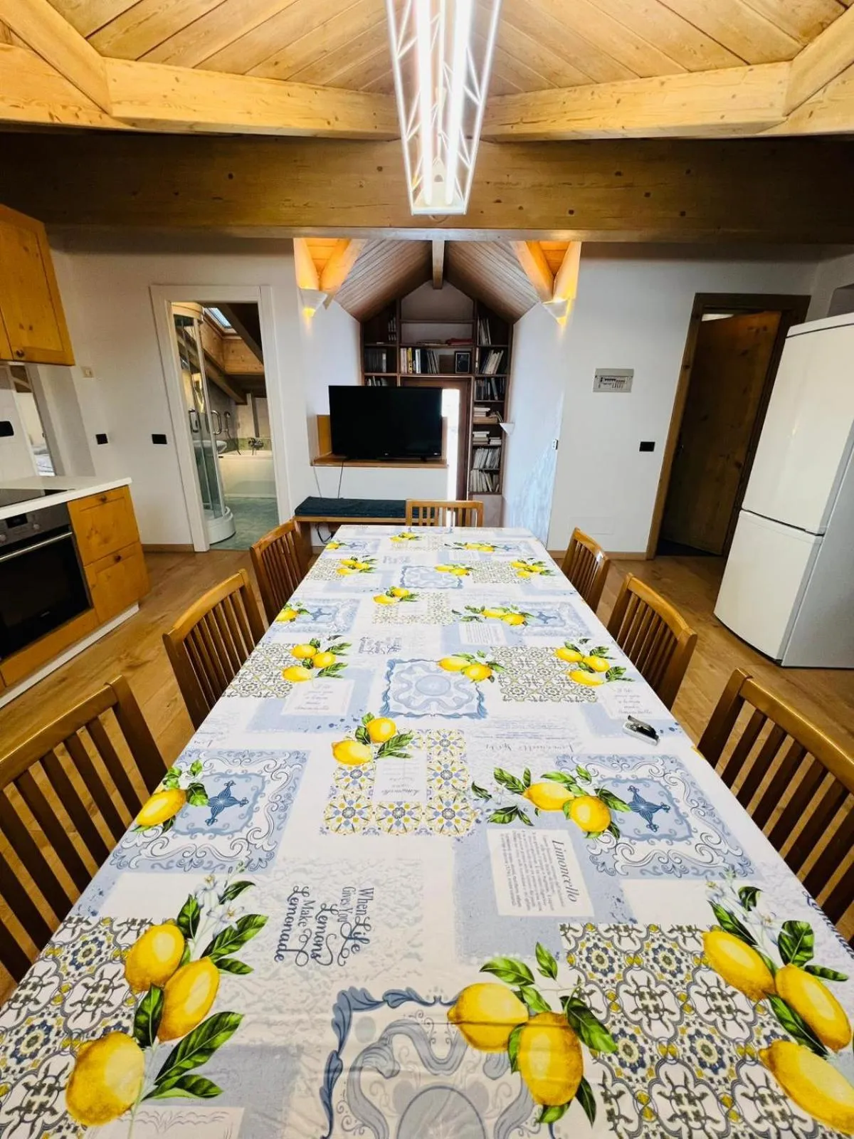 Dining area in Chalet Del Sole per gruppi