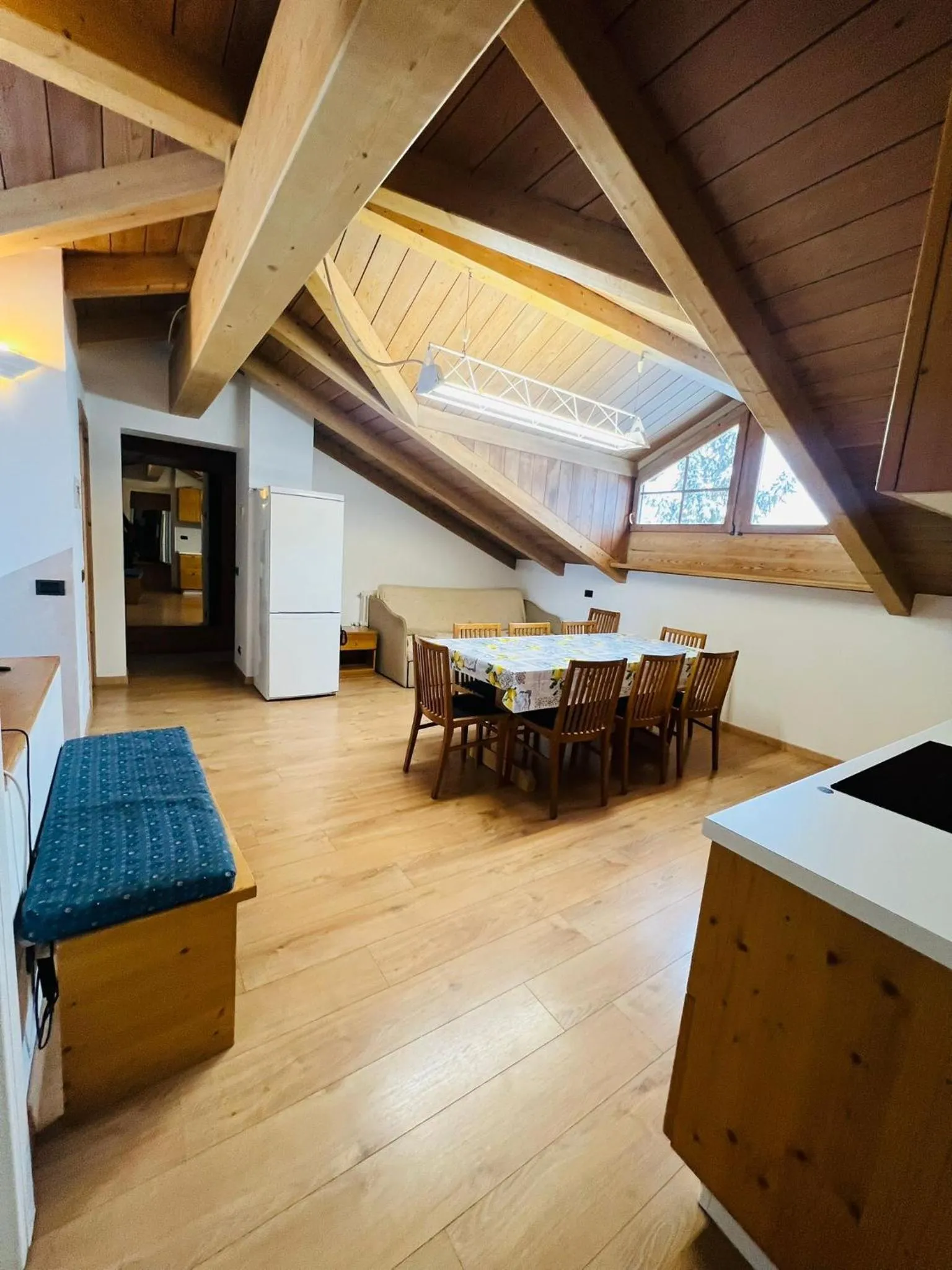 Dining area in Chalet Del Sole per gruppi