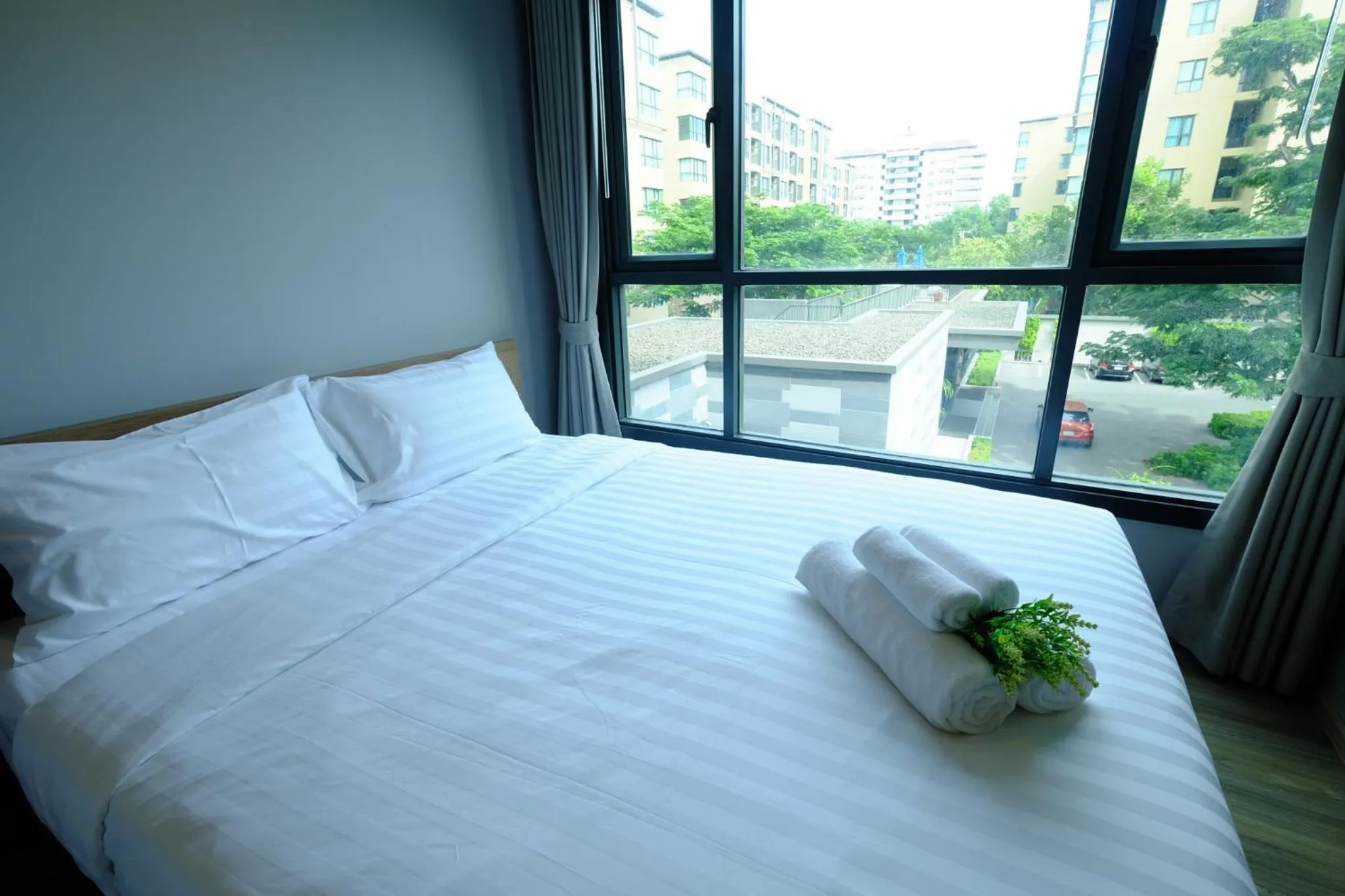 Bed in Rain Cha-am by Obbset