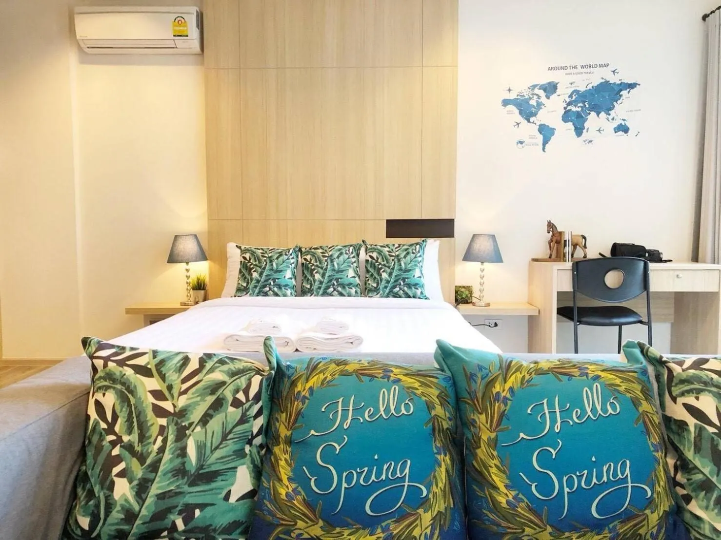 Bed in Rain Cha-am by Obbset