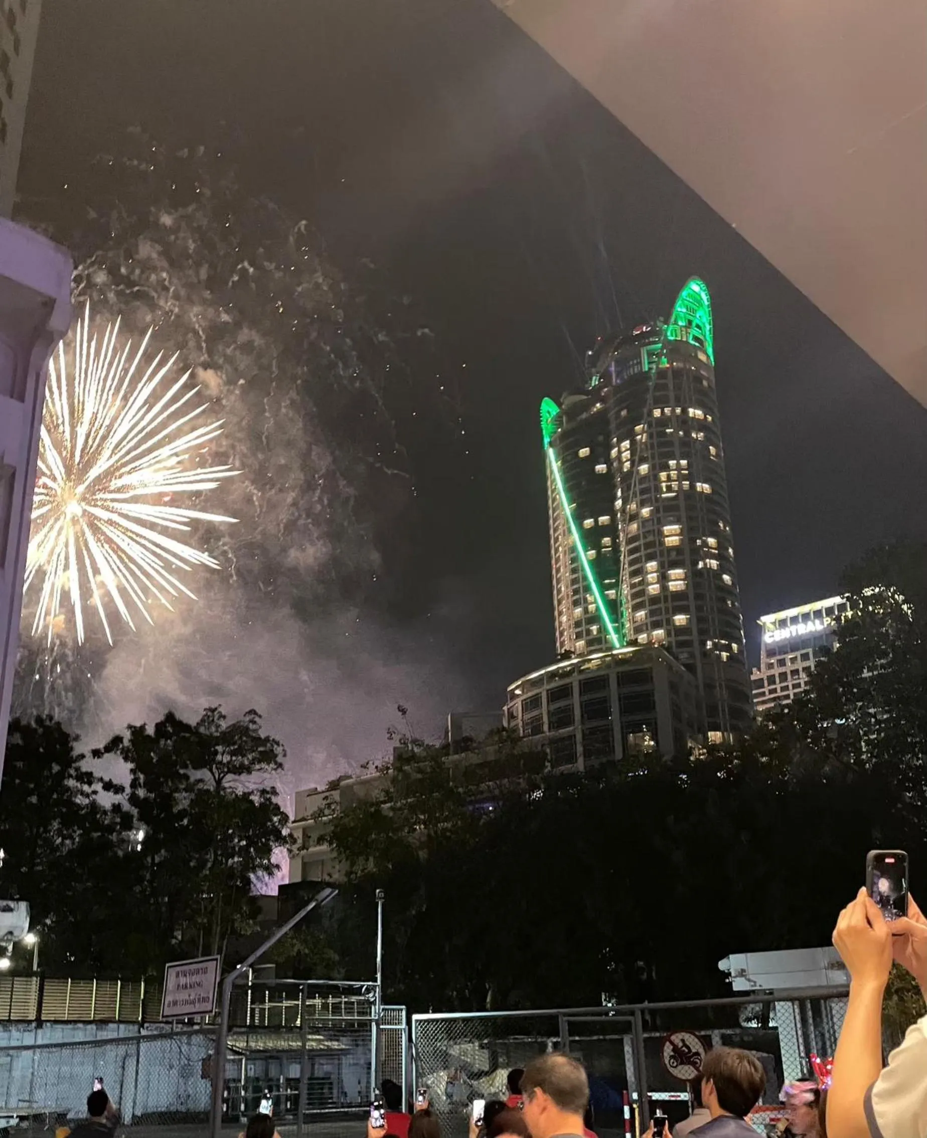 City view in Sovereign Group Hotel at Pratunam