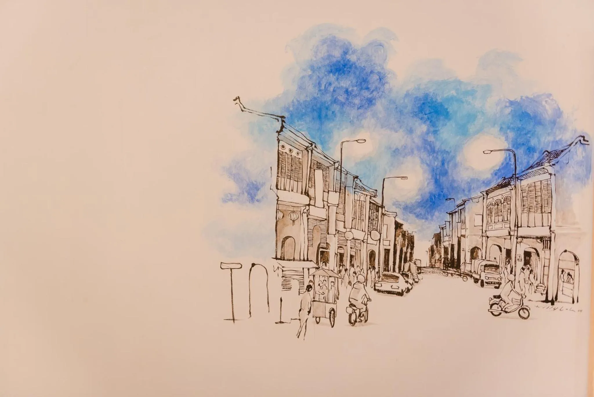 Decorative detail in Tien Hotel Georgetown