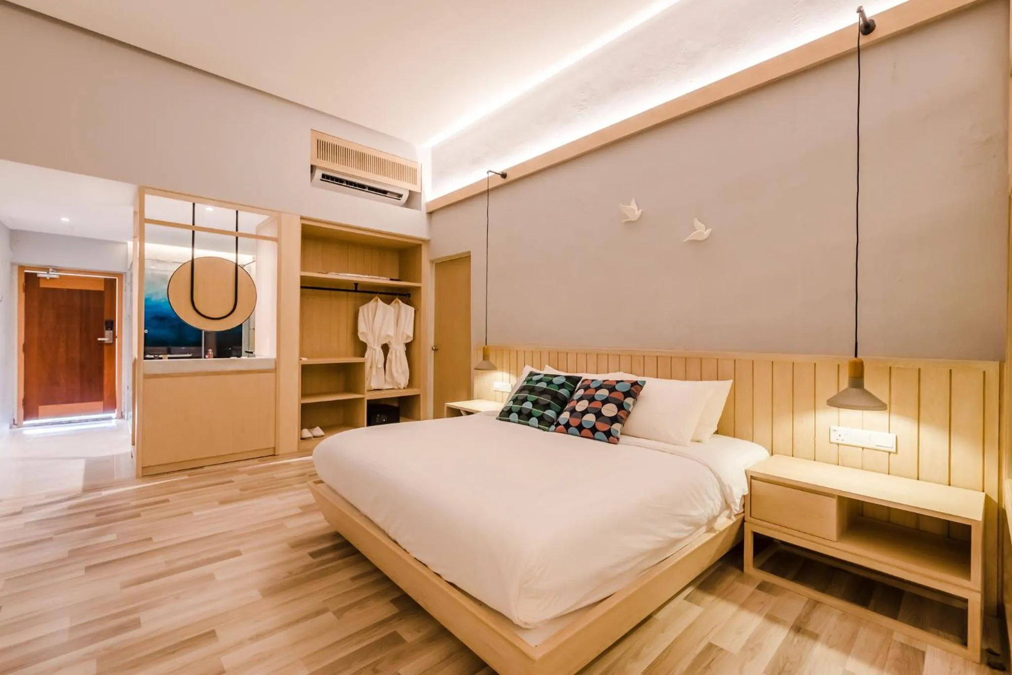 Bed in Tien Hotel Georgetown