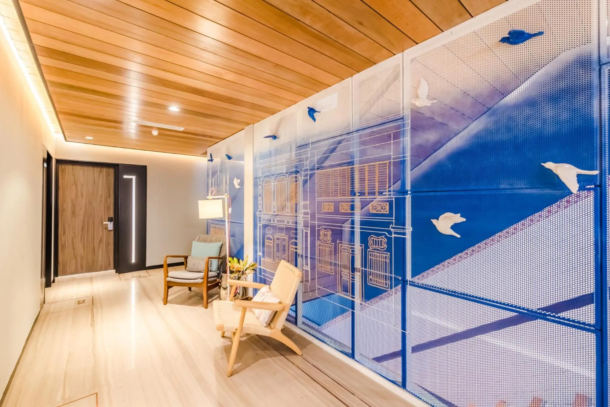 Seating area in Tien Hotel Georgetown