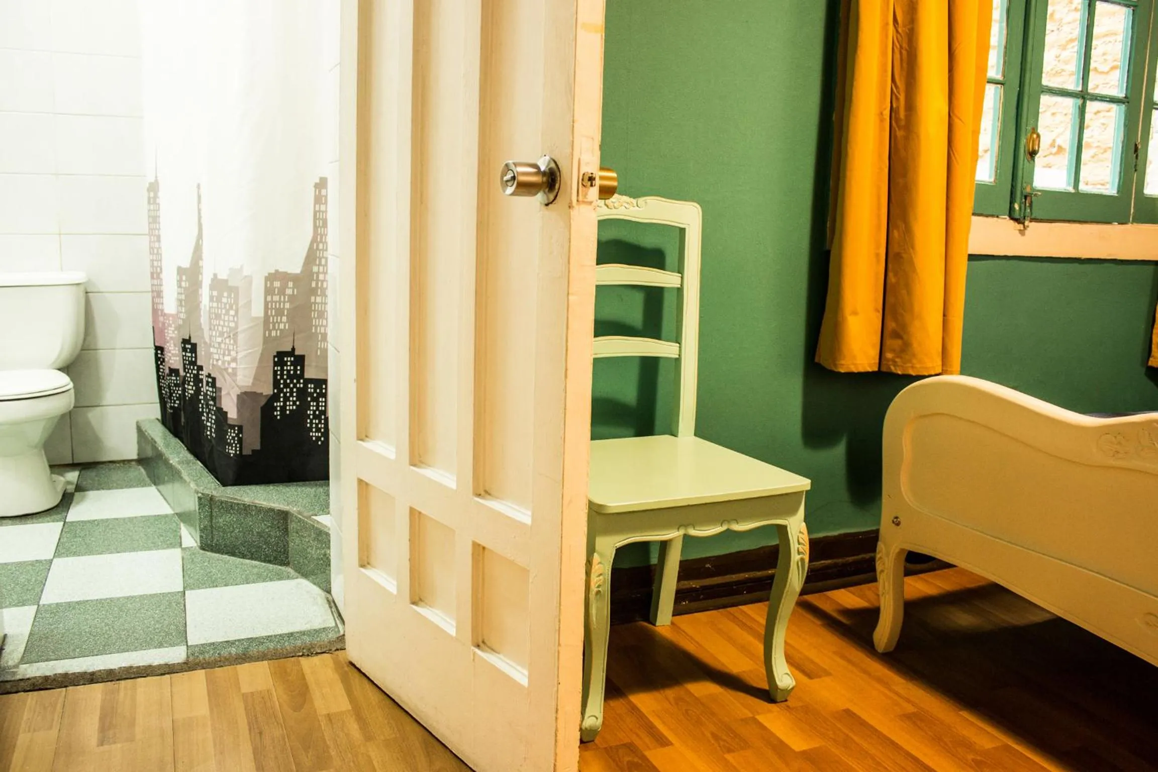 Bed in Hostal Forestal