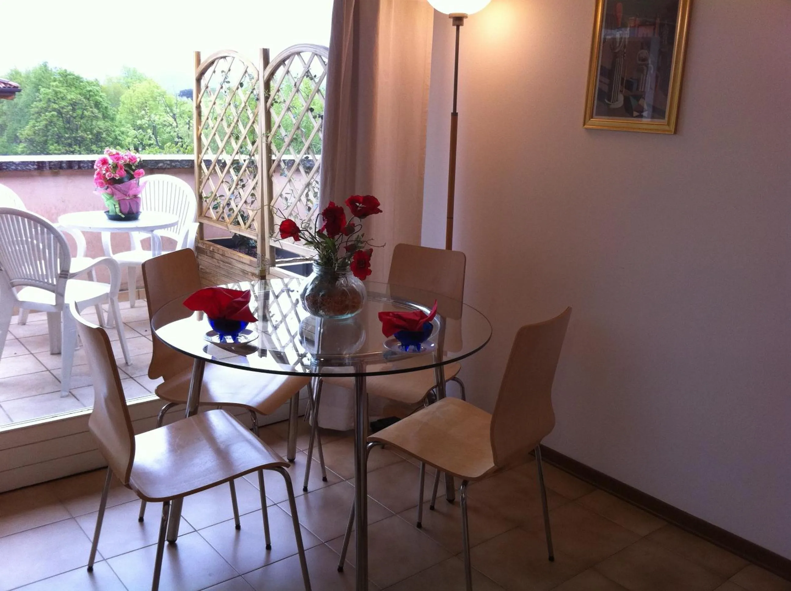 Dining area in Residence Geranio