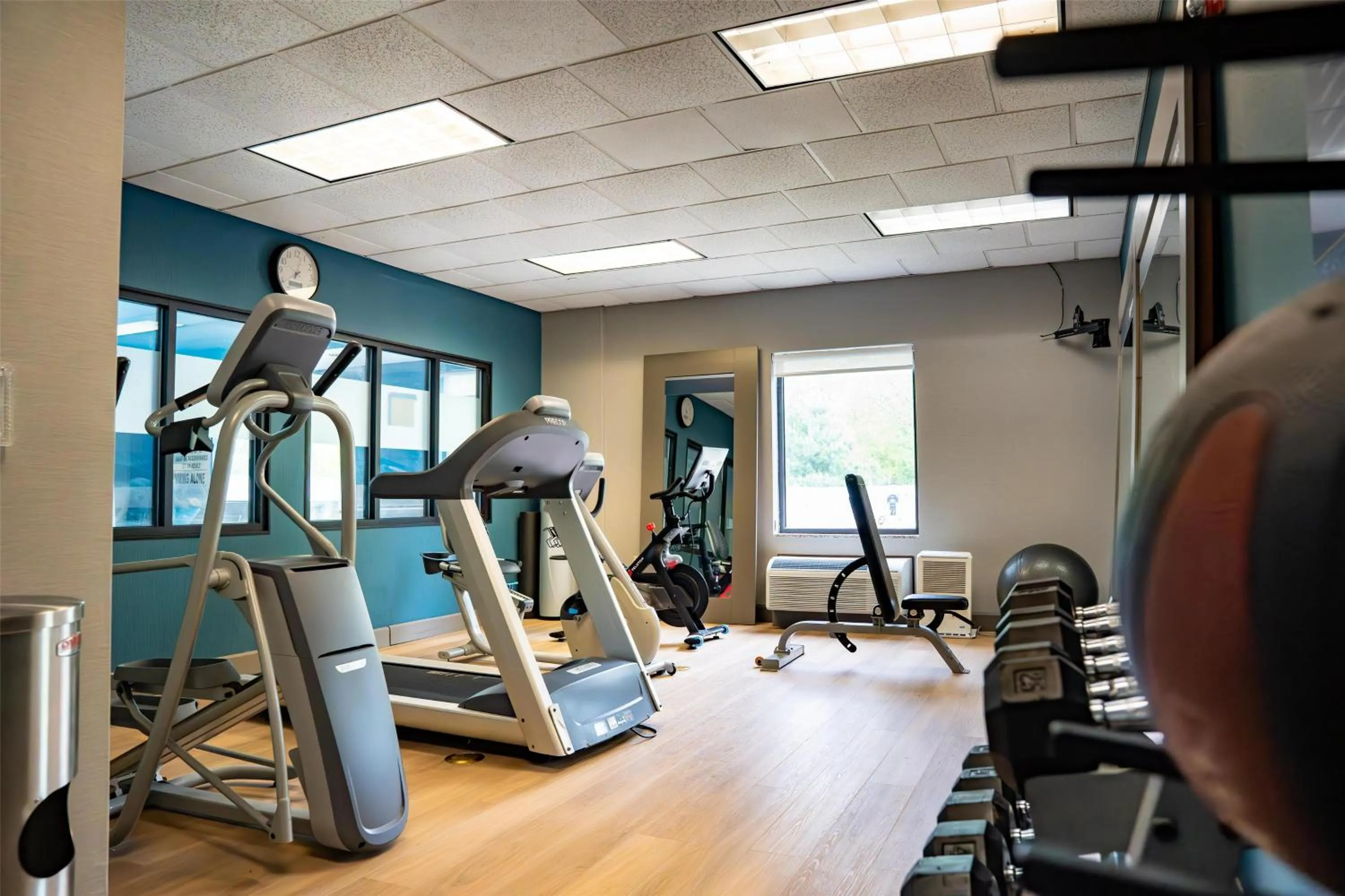 Fitness centre/facilities in Hampton Inn Turnersville