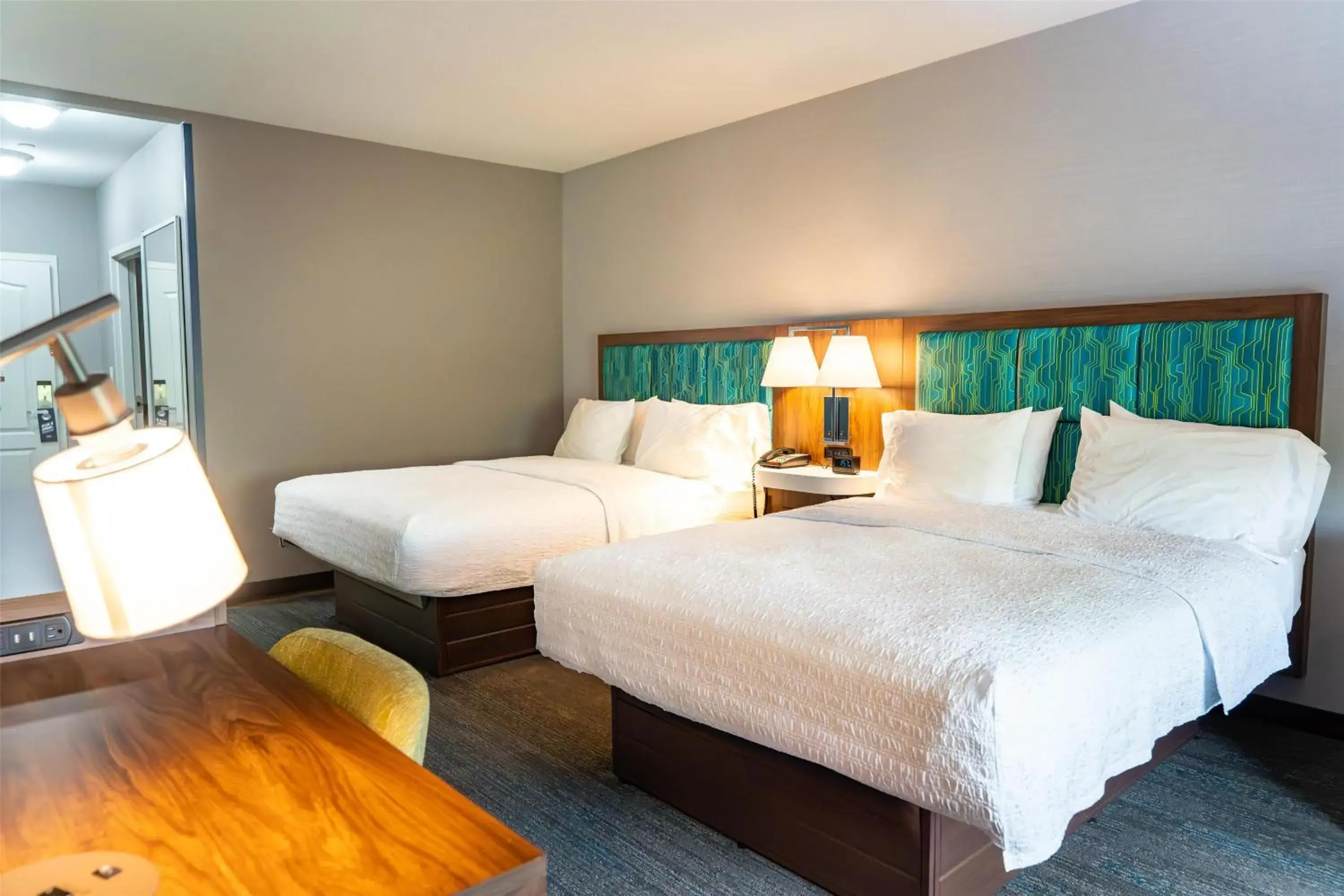 Room with Two Queen Beds - Non-Smoking in Hampton Inn Turnersville Room with Two Queen Beds - Non-Smoking in Hampton Inn Turnersville