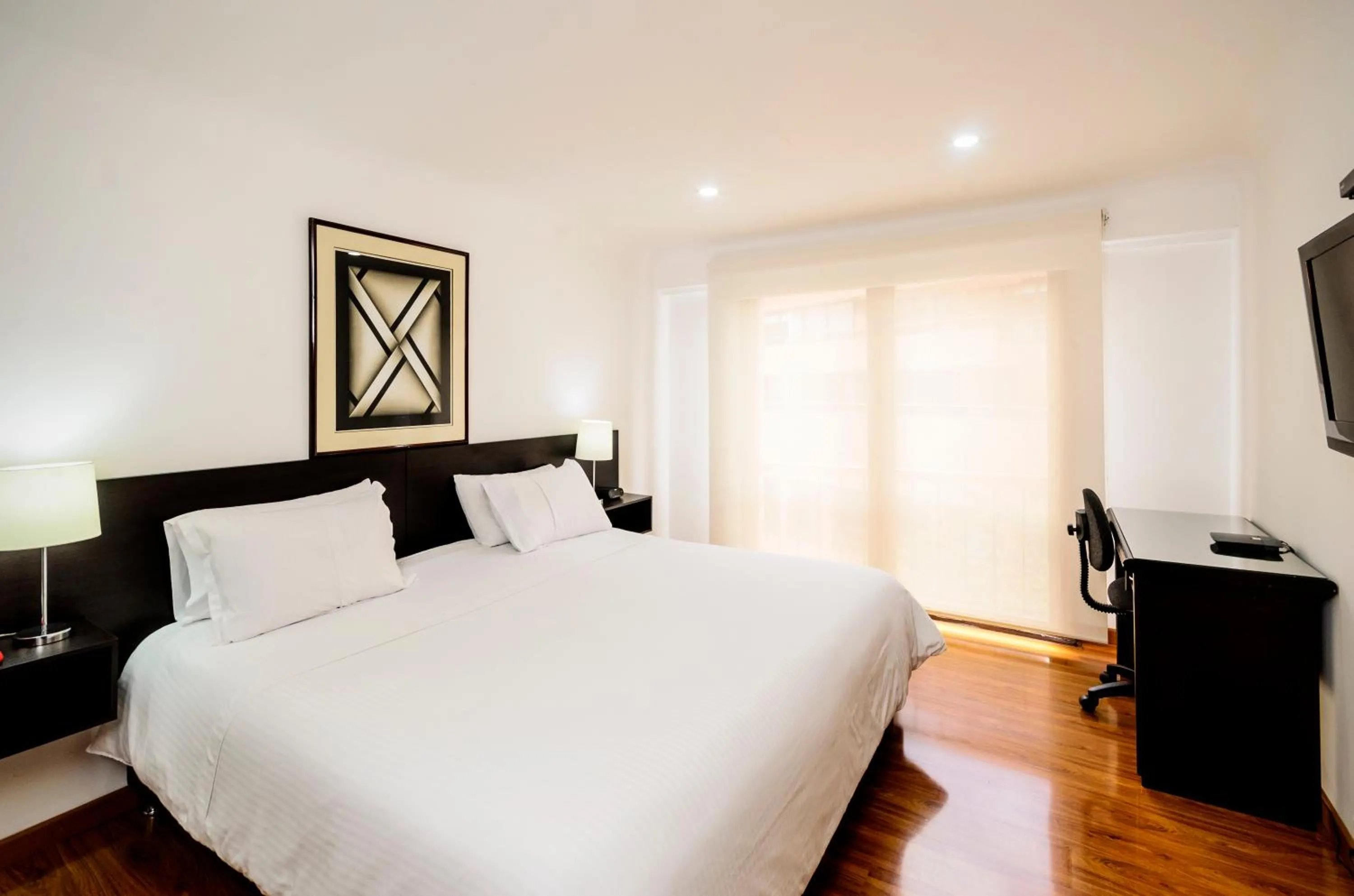 Bedroom, Bed in Travelers Condominio Plenitud
