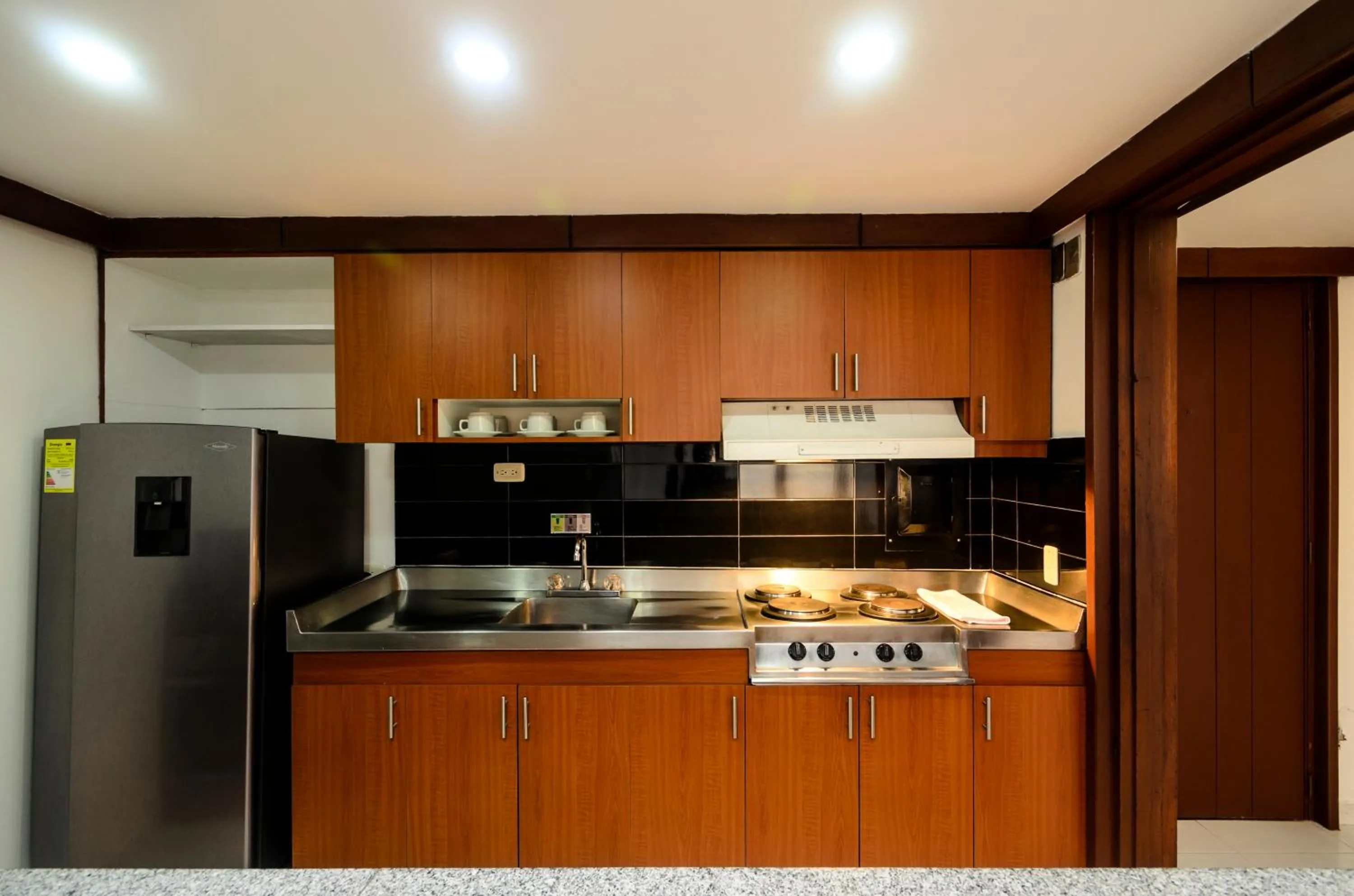 Kitchen or kitchenette in Travelers Condominio Plenitud