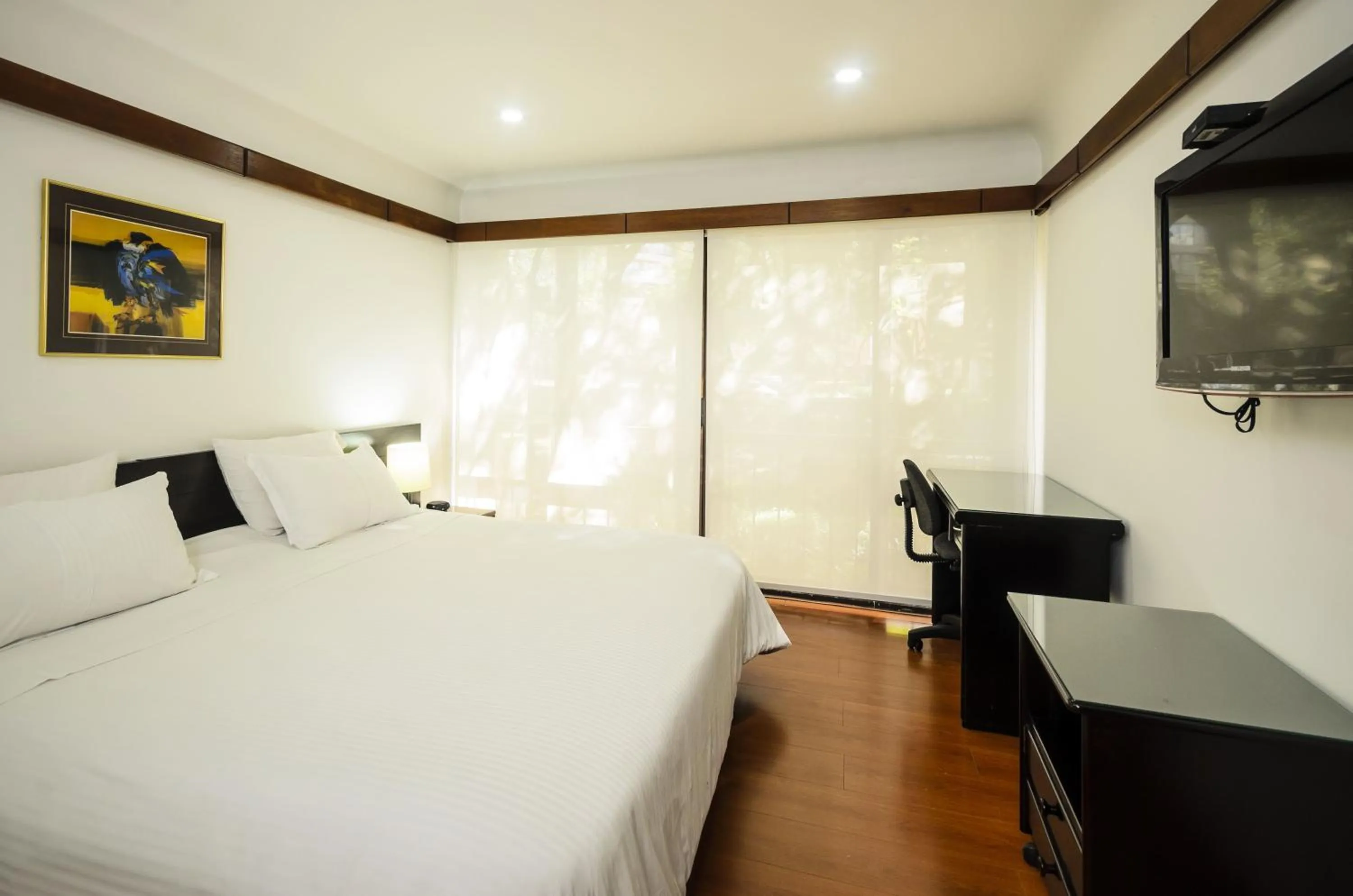 Bedroom, Bed in Travelers Condominio Plenitud