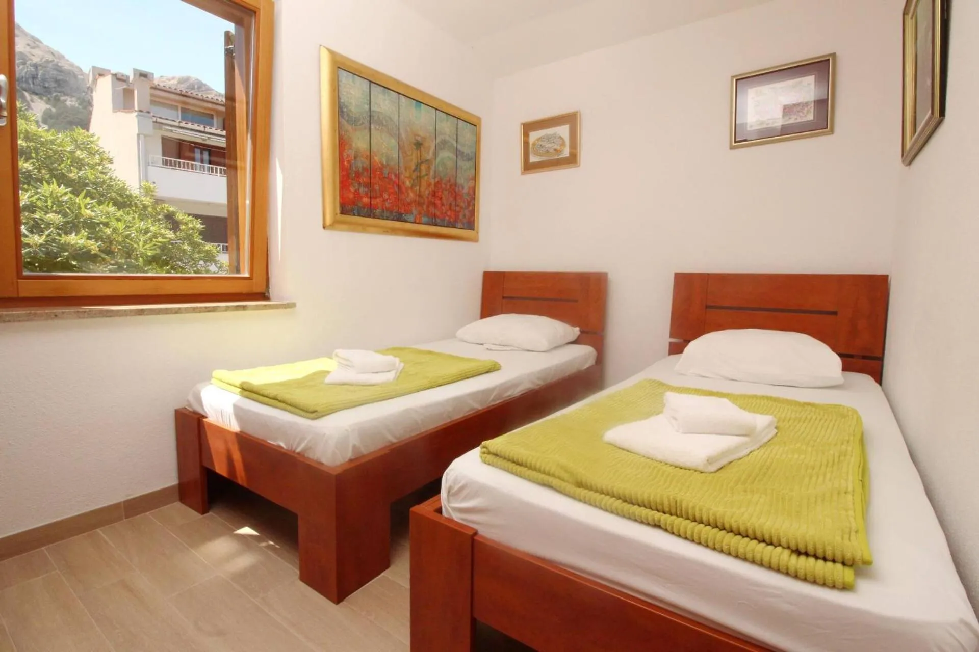 Bed in Apartments Mrkus
