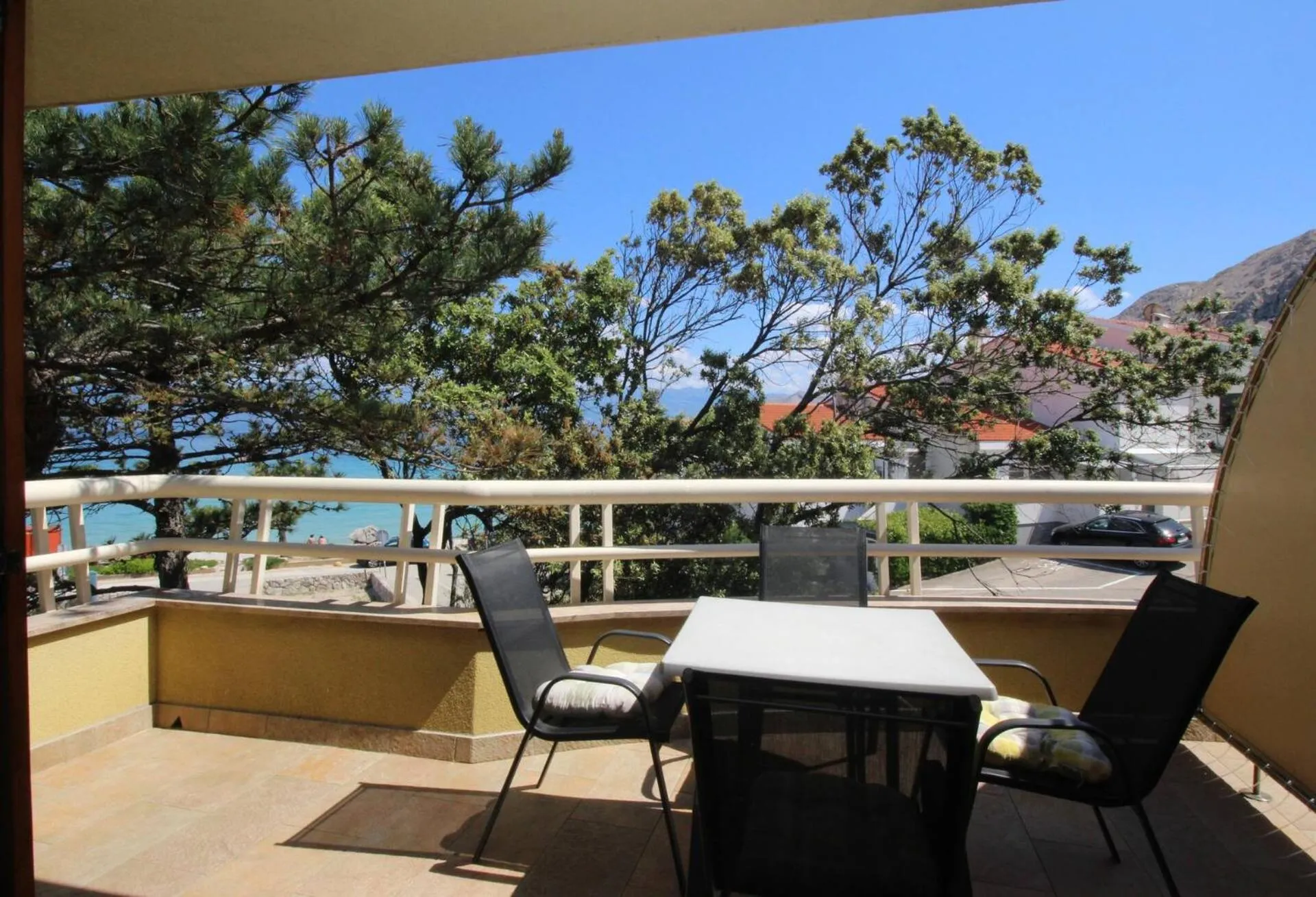Balcony/Terrace in Apartments Mrkus