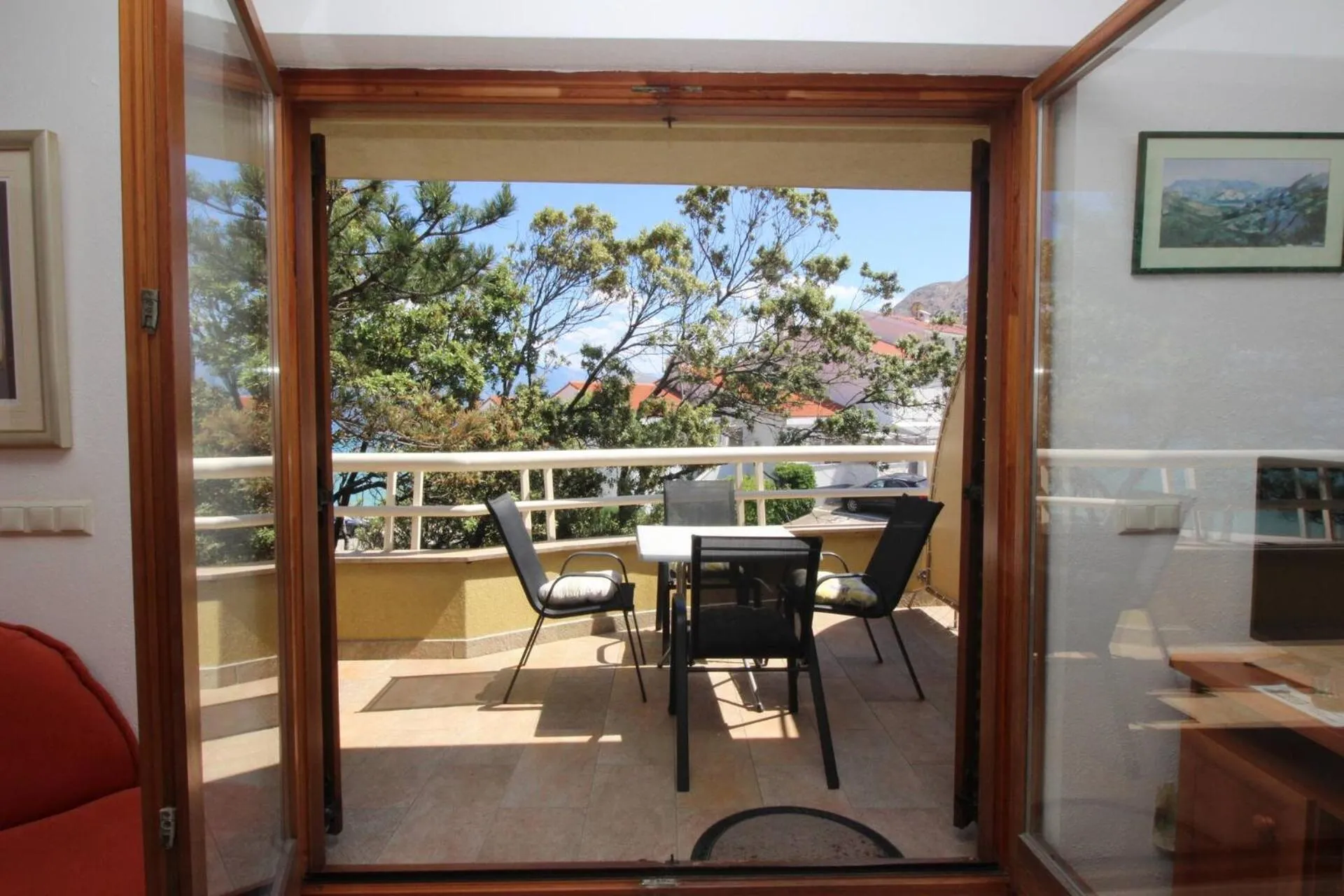 Balcony/Terrace in Apartments Mrkus