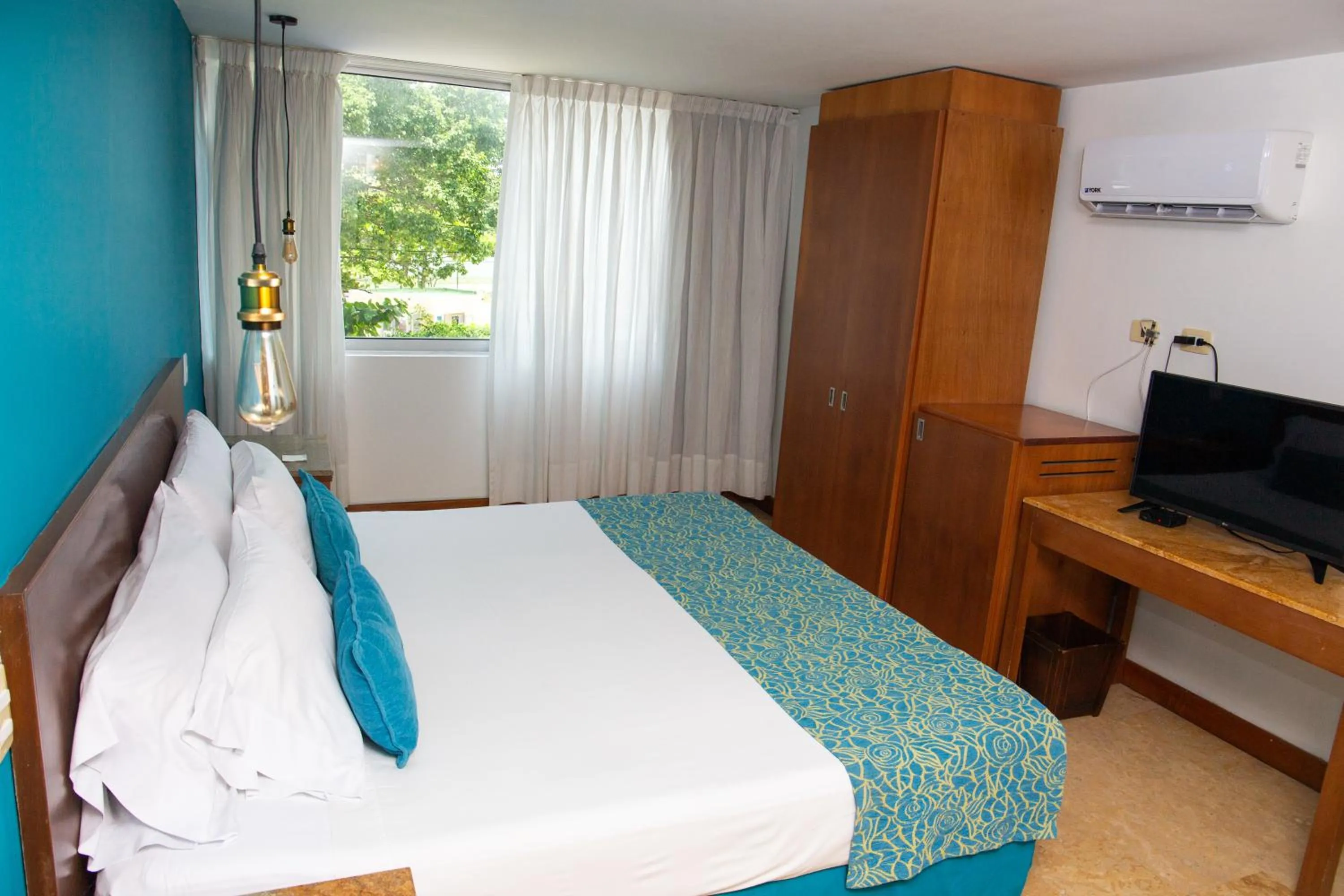 Bed in Hotel Oceania Cartagena