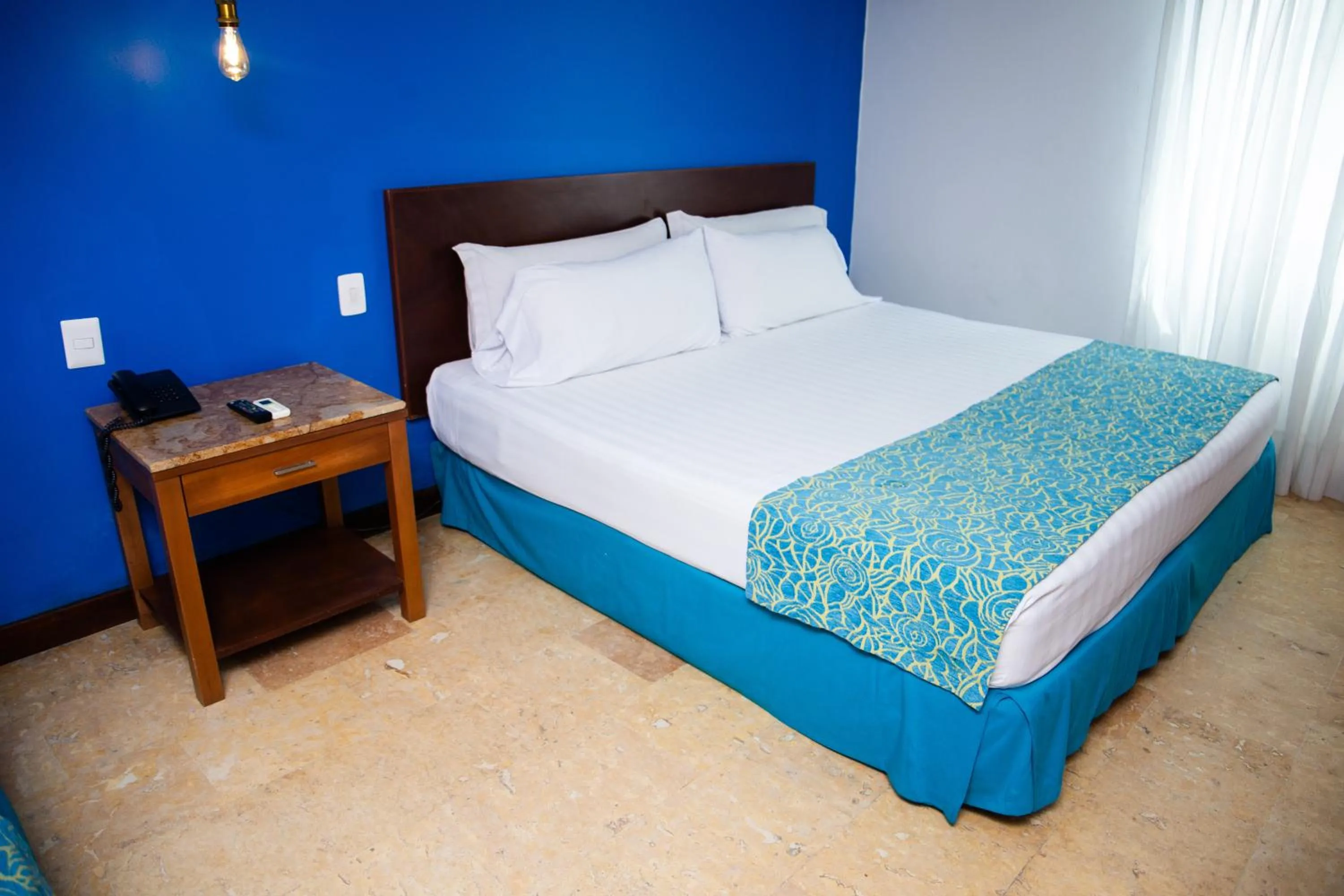 Bed in Hotel Oceania Cartagena