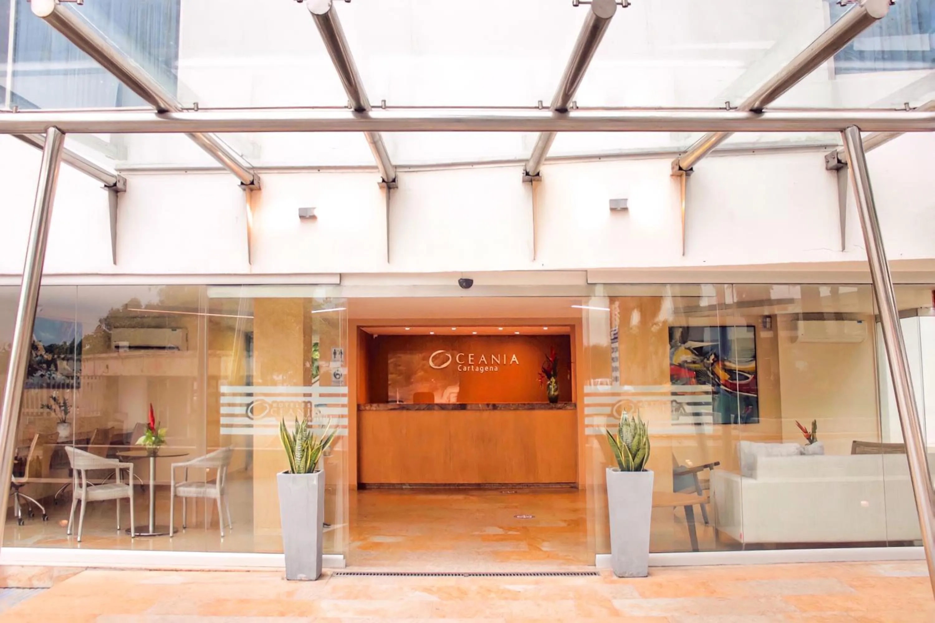 Lobby or reception in Hotel Oceania Cartagena