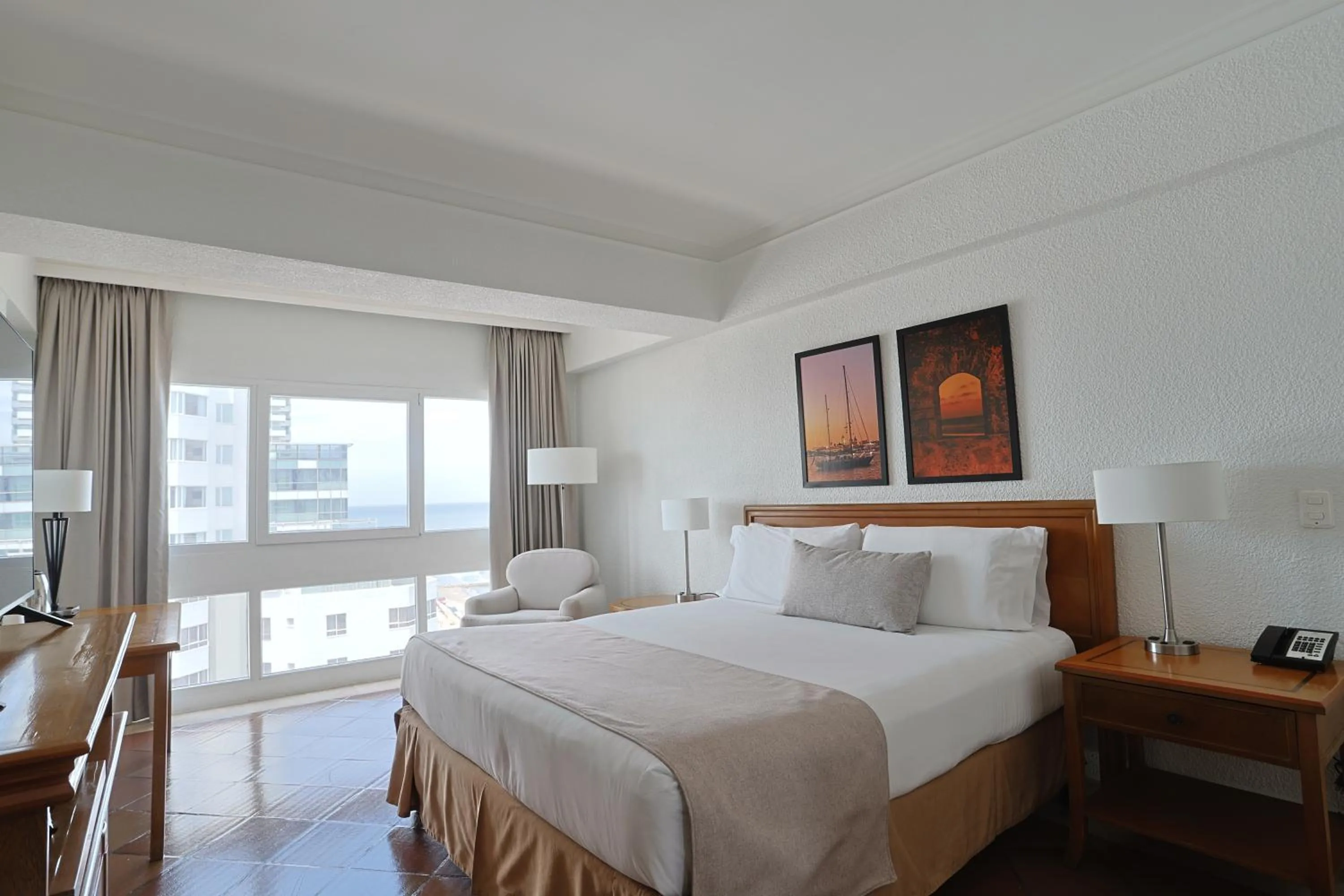 Bed in Hotel Almirante Cartagena Colombia