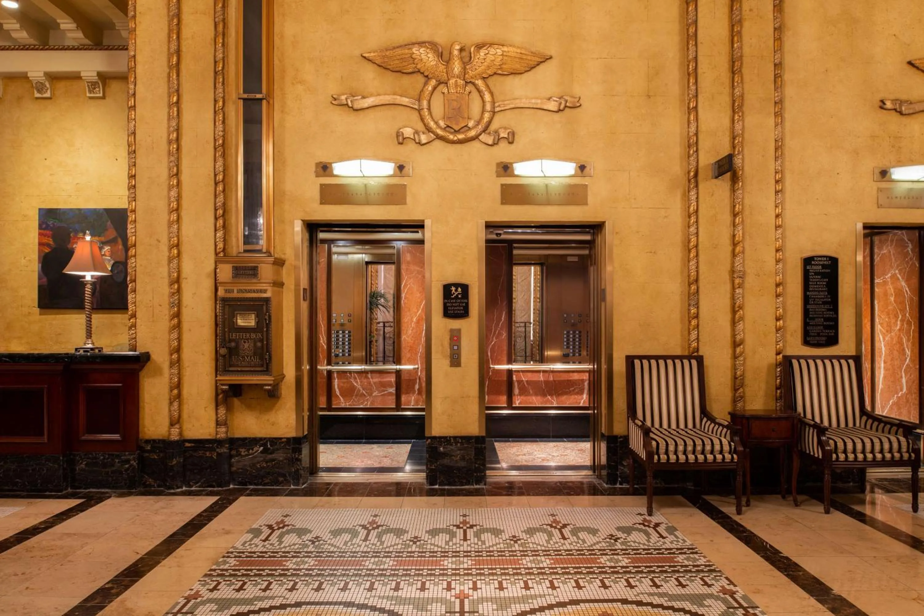 Lobby or reception in The Roosevelt Hotel New Orleans - Waldorf Astoria Hotels & Resorts