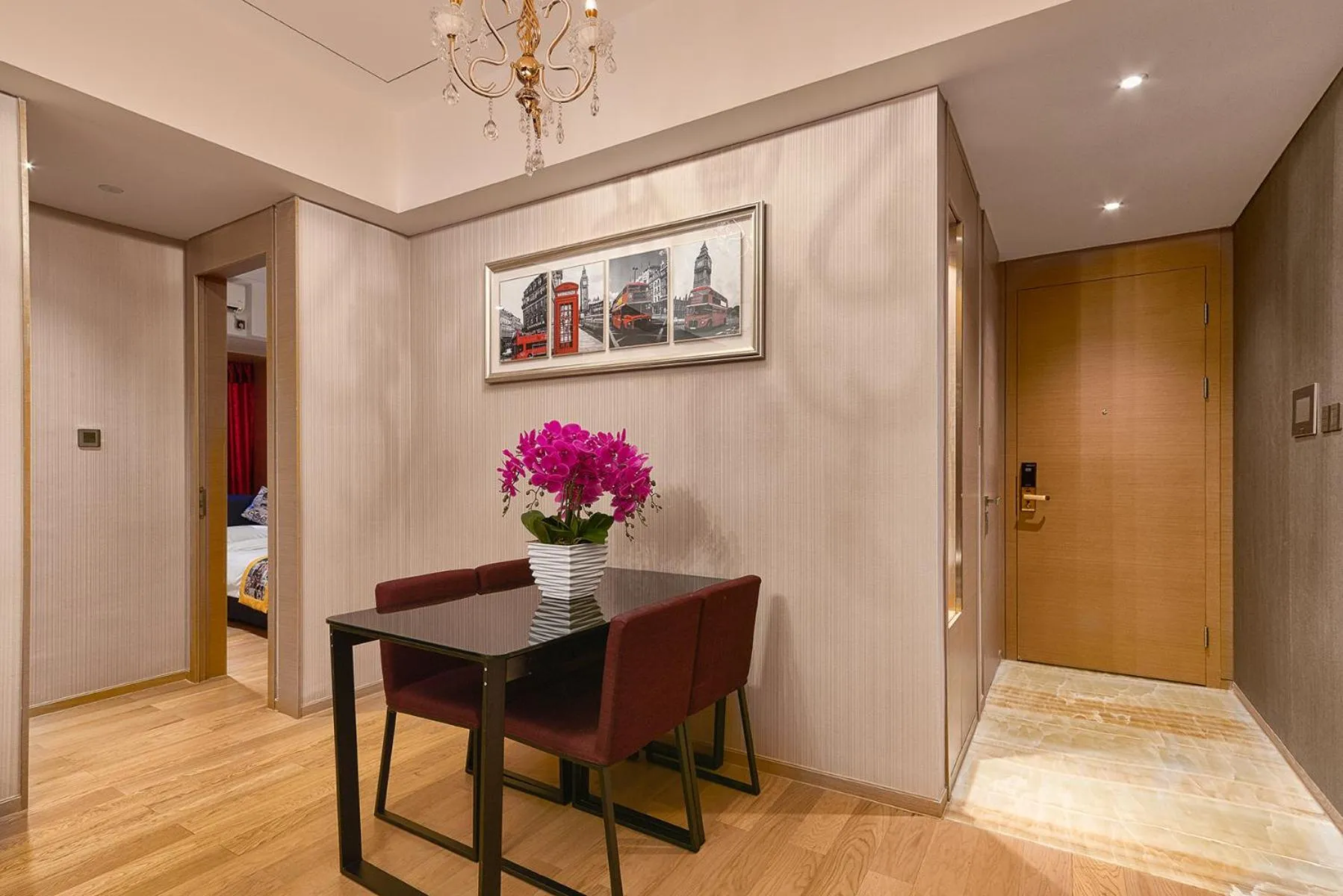 Dining area in Heefun International Apartment