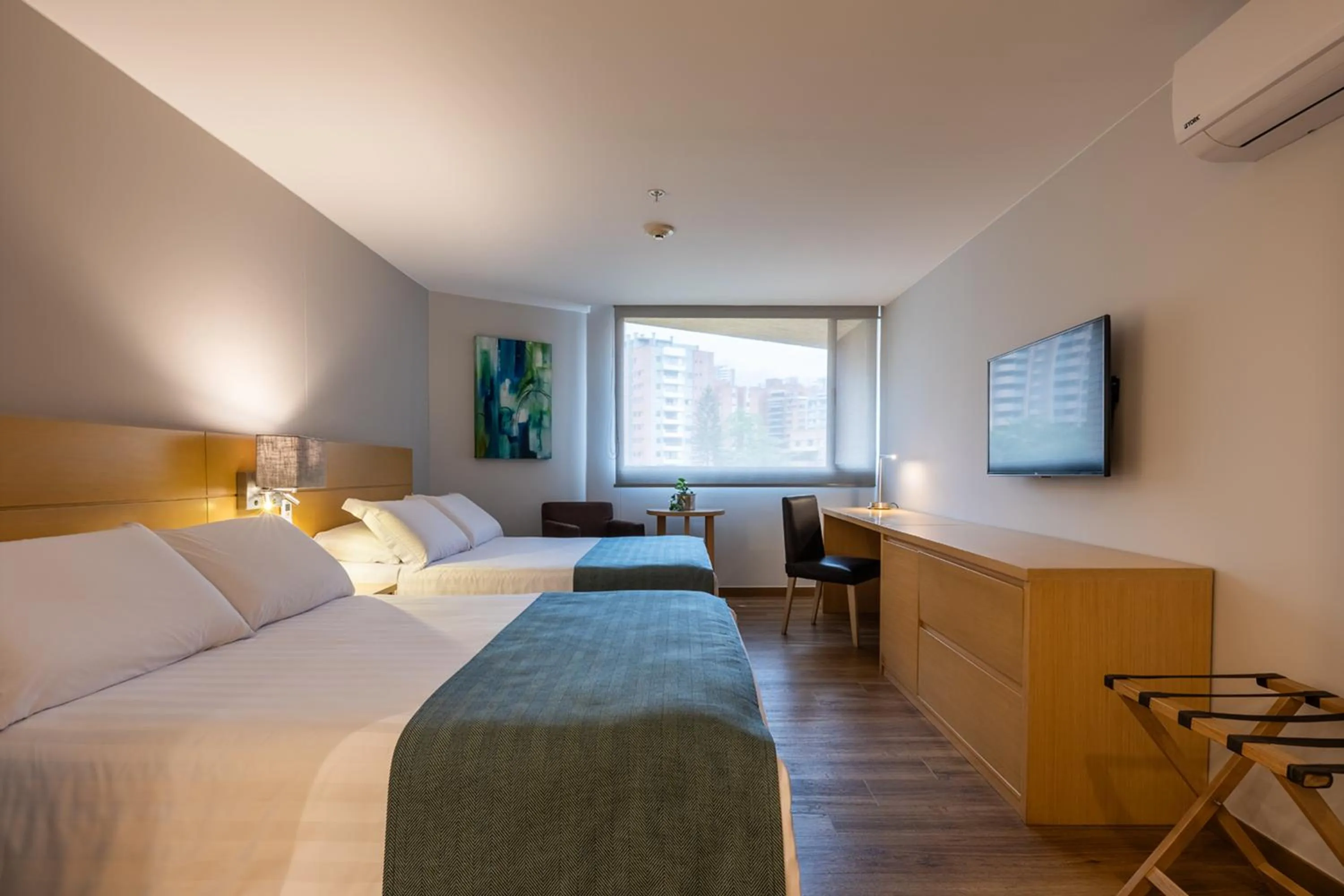 Bed in Hotel Estelar Blue