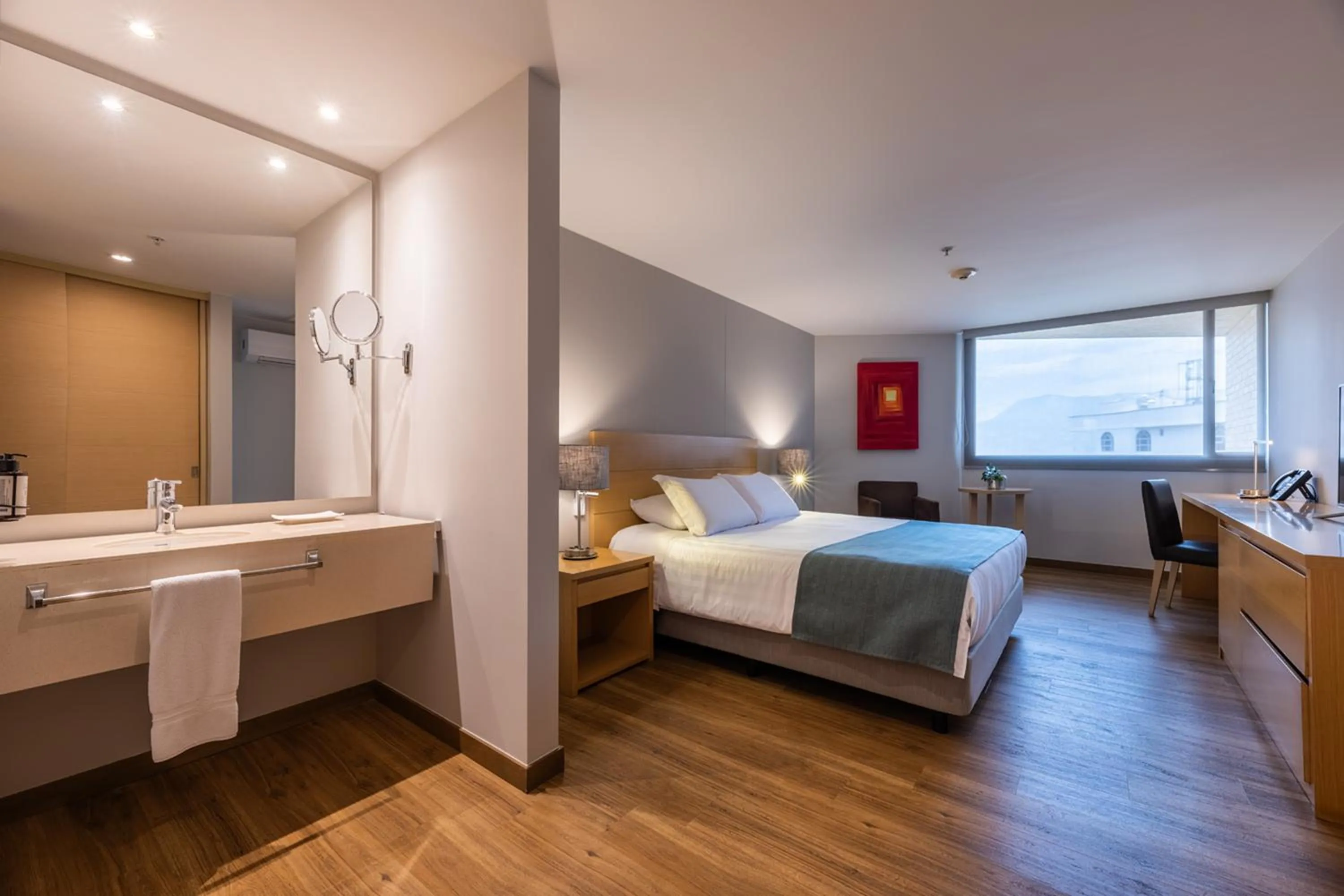 Bed in Hotel Estelar Blue