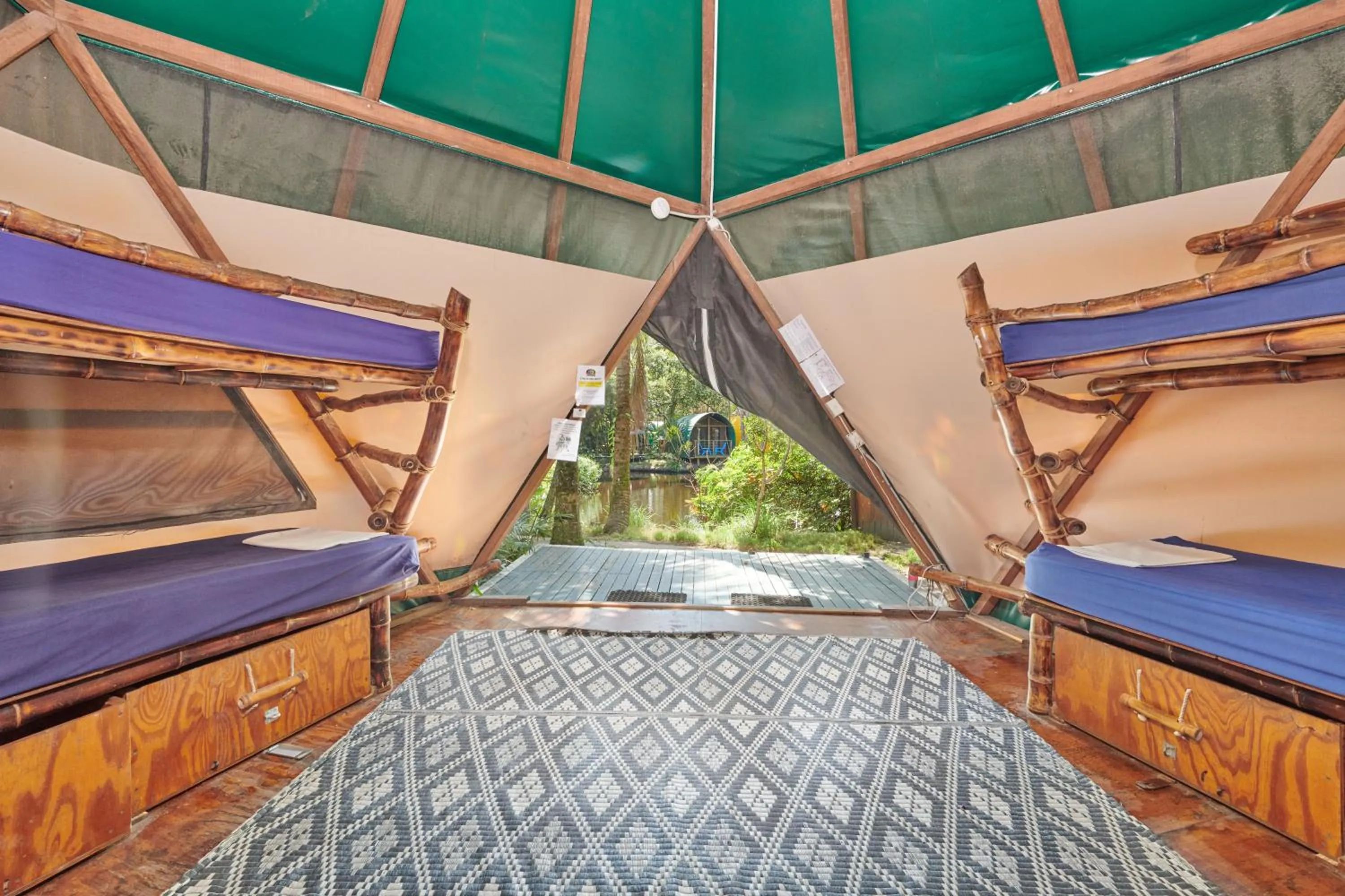 Bed in Arts Factory by Nomads