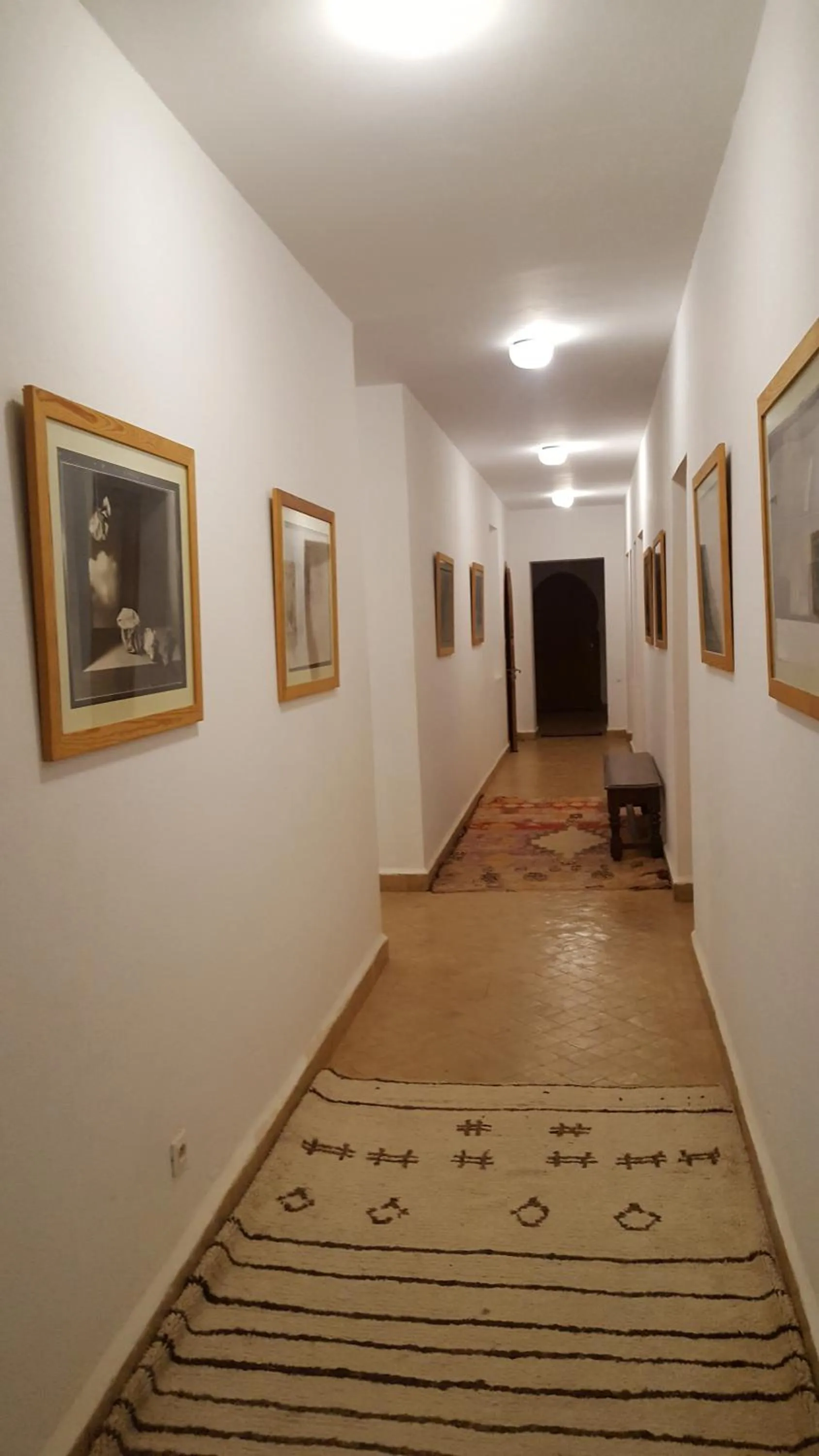 Inner courtyard view in Palais Claudio Bravo