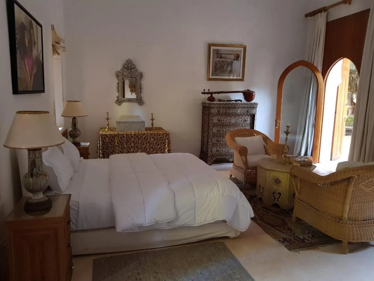 Bedroom, Bed in Palais Claudio Bravo