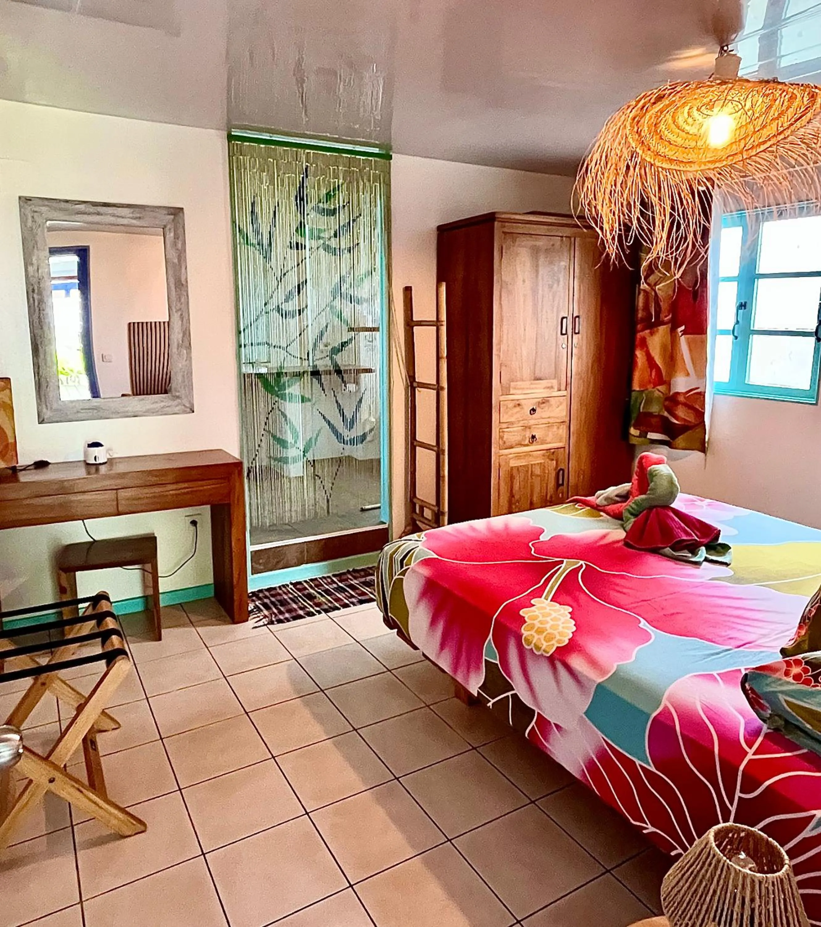 Bedroom, Bed in Linareva Moorea Beach Resort