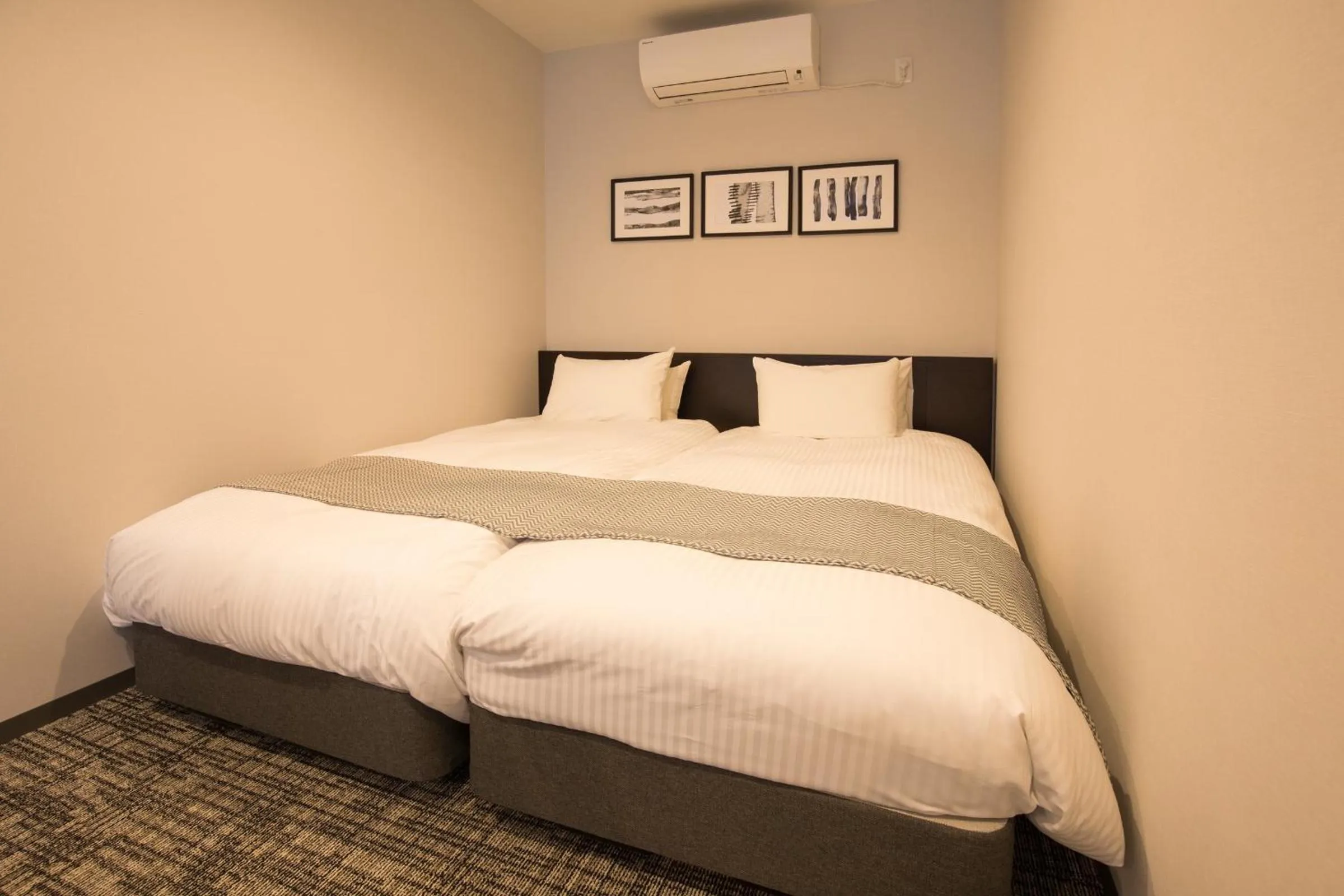 Bed in HOTEL R9 Kujukuri "ex Casual Resort COFF Ichinomiya"