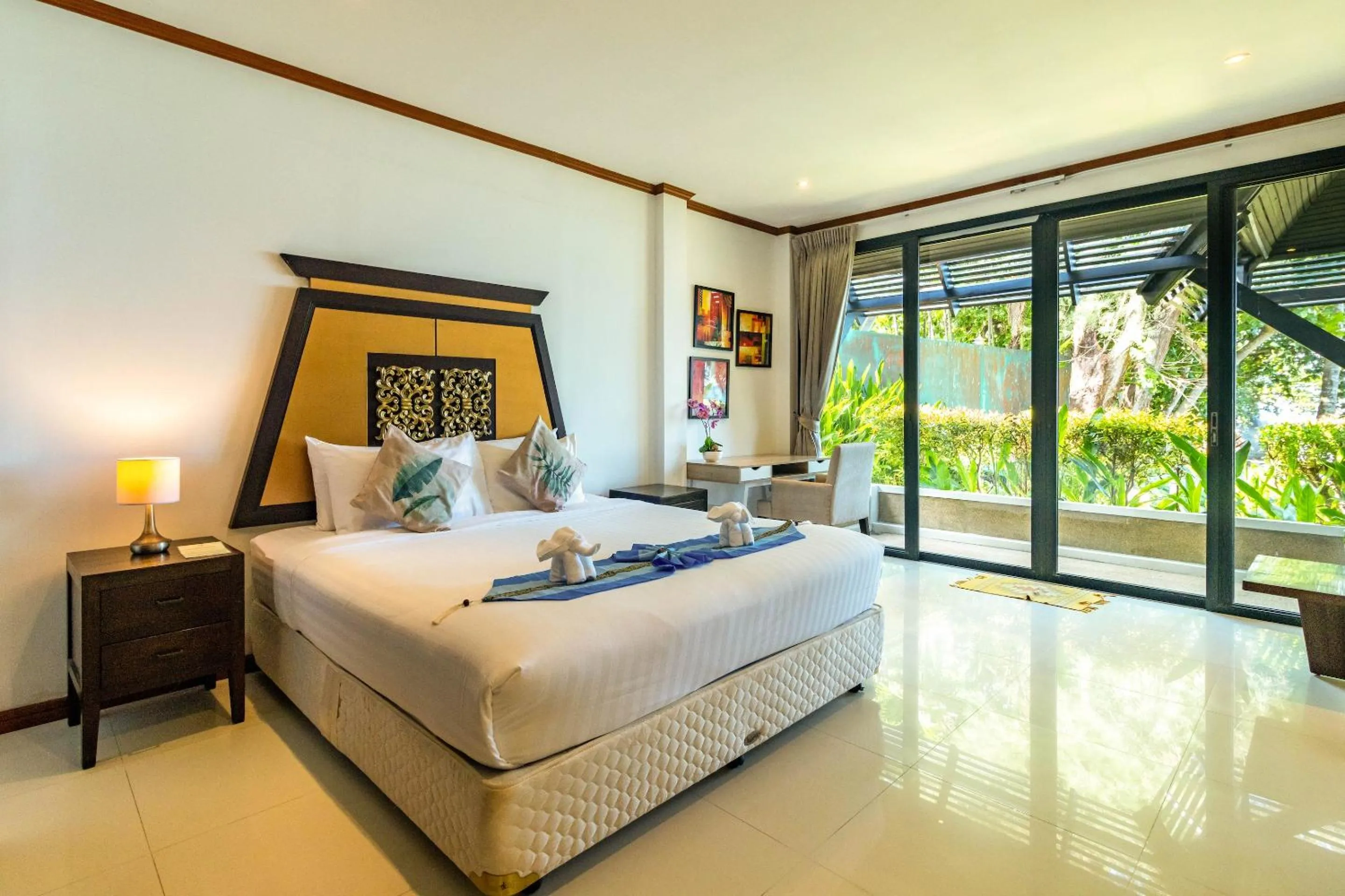 Bed in Kamala Beach Estate Resort - SHA Extra Plus