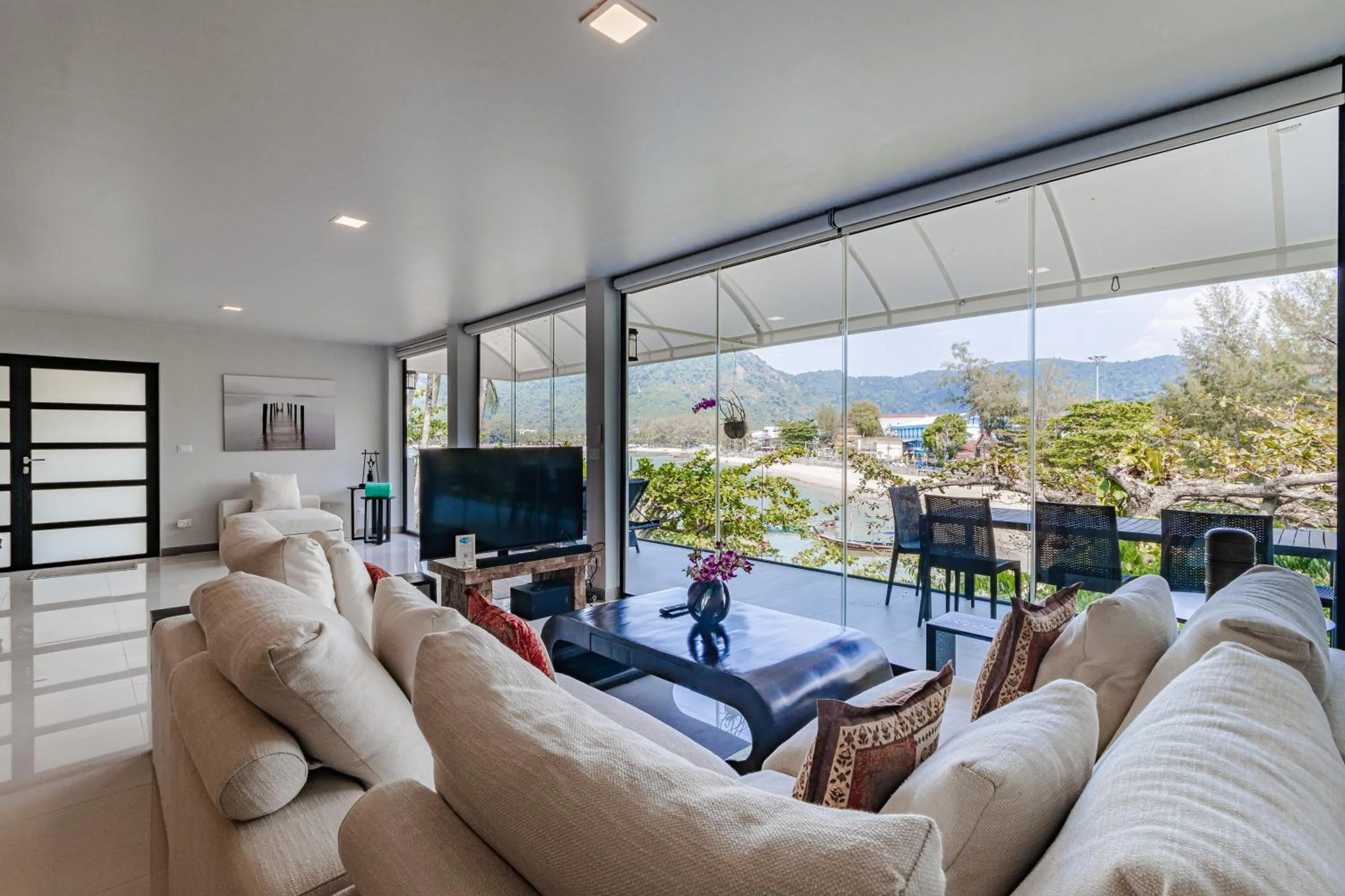 Living room in Kamala Beach Estate Resort - SHA Extra Plus