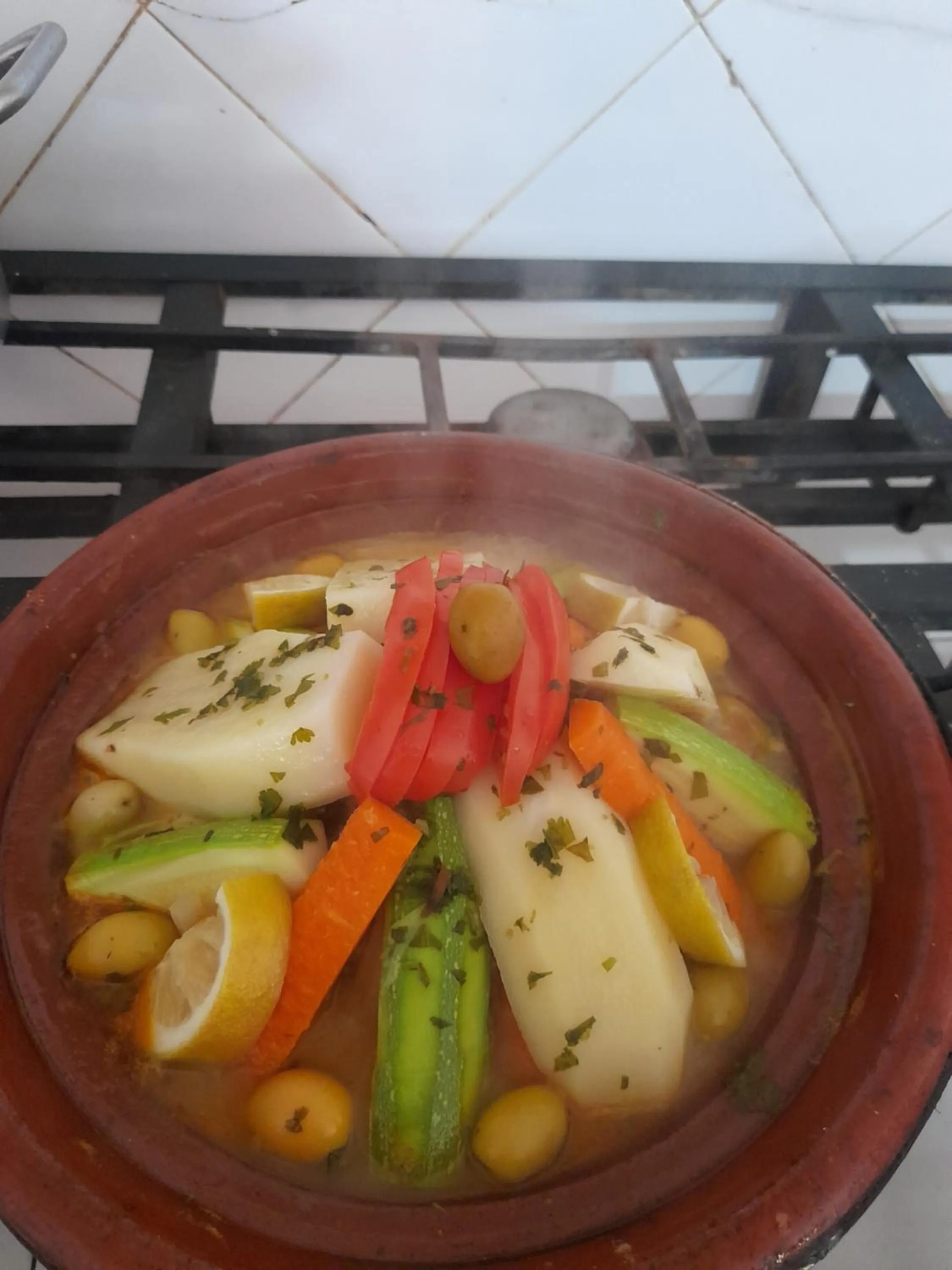 Dinner in Hotel Restaurant Camping Berbère de la Montagne