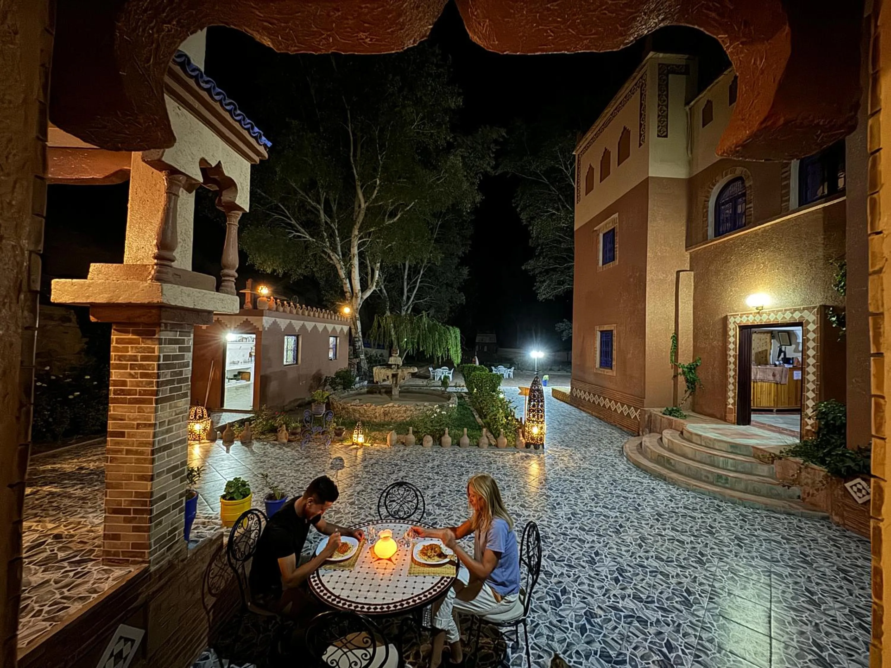 Patio in Berbère de la Montagne HoteL