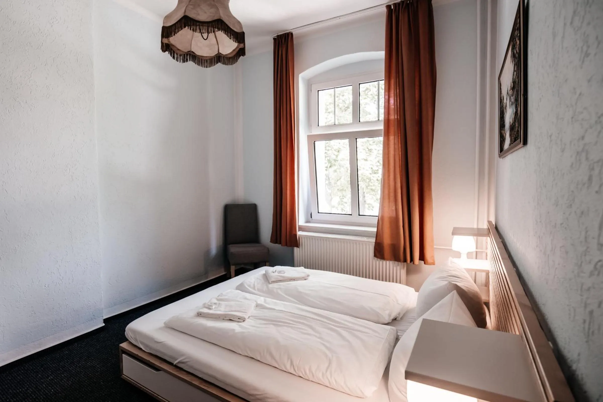 Photo of the whole room, Bed in Hotel am Fluss