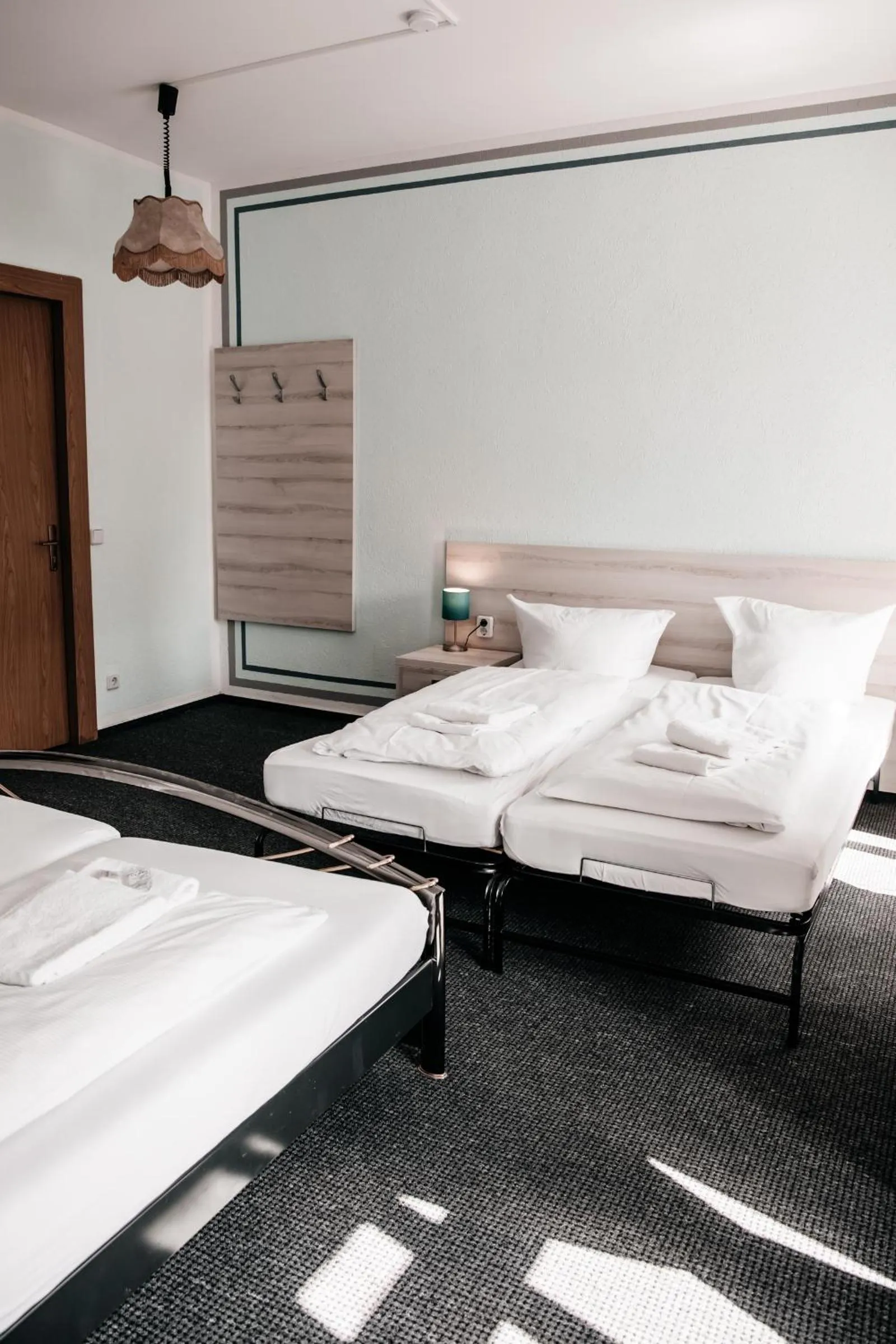 Photo of the whole room, Bed in Hotel am Fluss