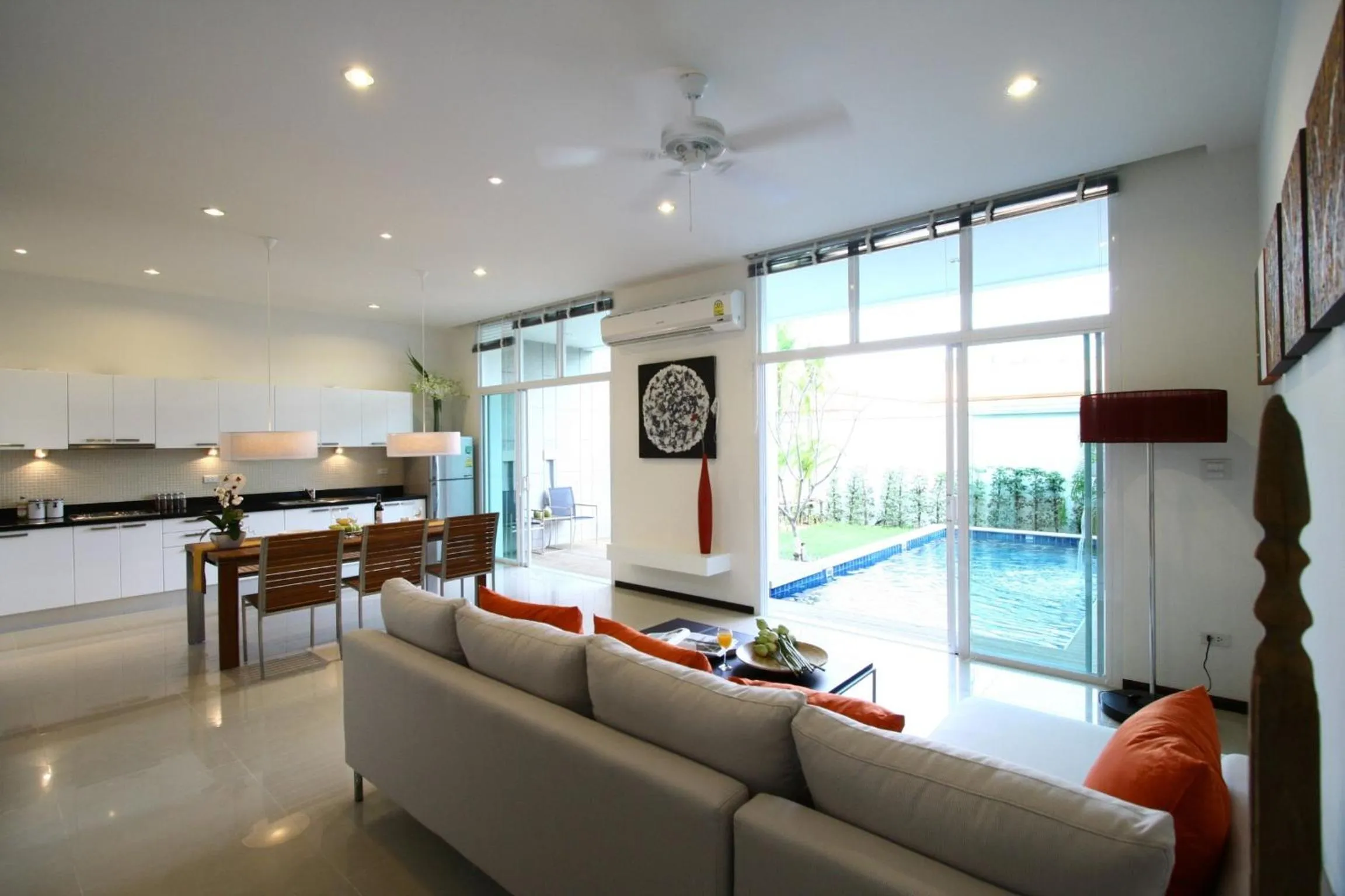 Living room in Two Villas HOLIDAY - Oxygen Style Bangtao Beach, Phuket